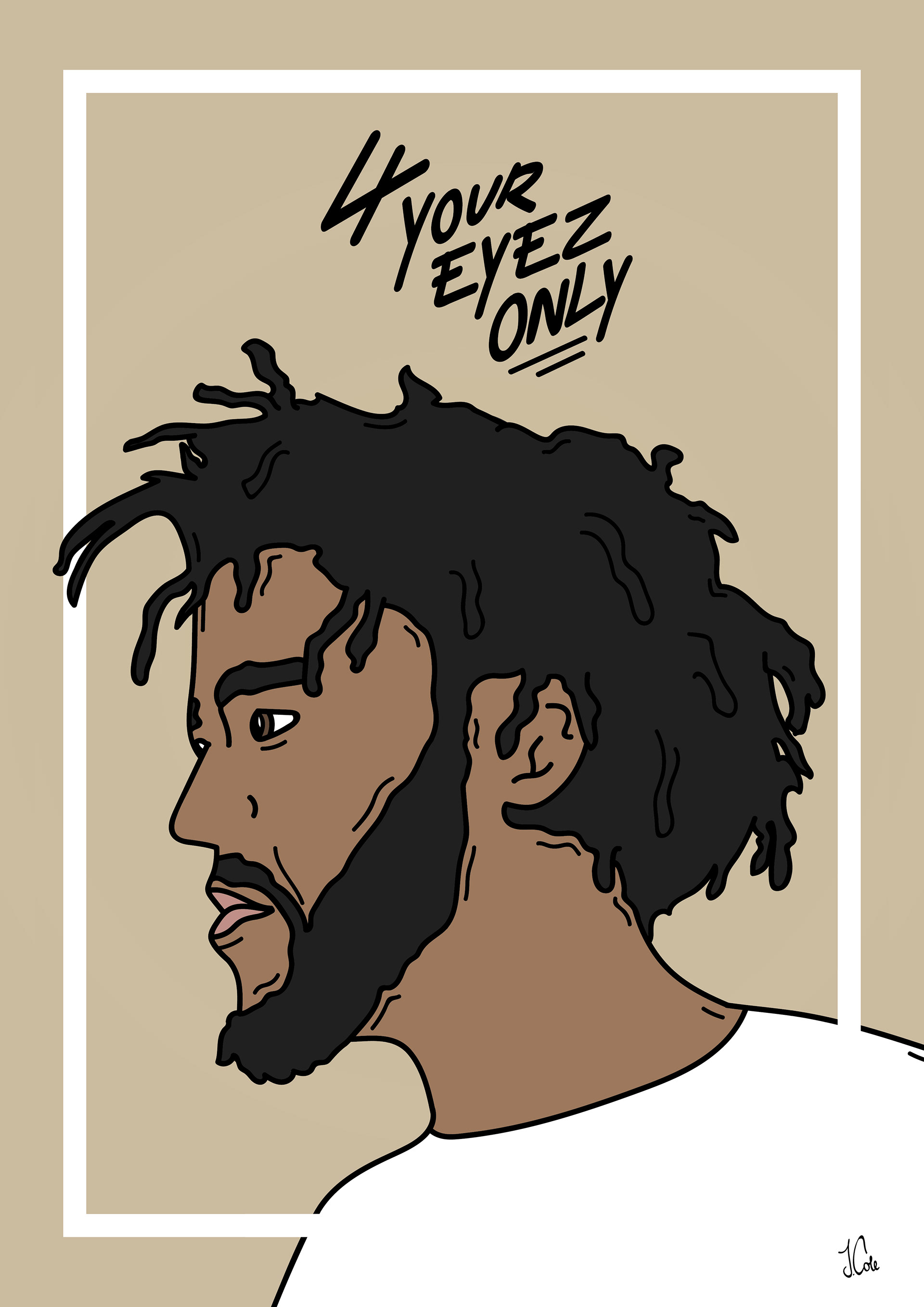 scotttbth // multimedia designer - J Cole - 4 Your Eyez Only - Minimalist Poster scotttbth // multimedia designer - J Cole - 4 Your Eyez Only - Minimalist Poster