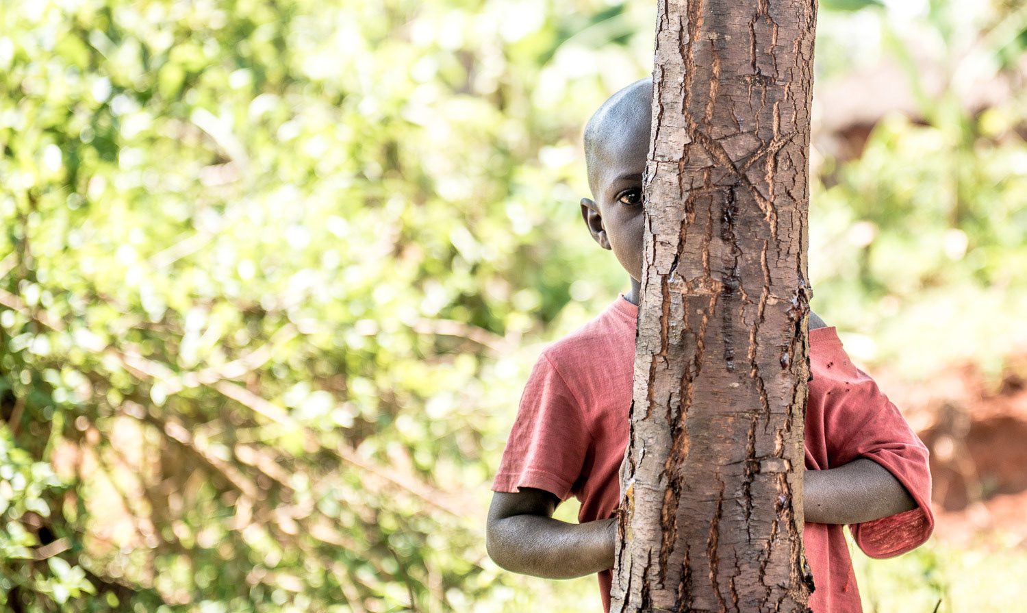 Young boy in the village - On assignment with Focus Congo in Bukavu, Democratic Republic of Congo