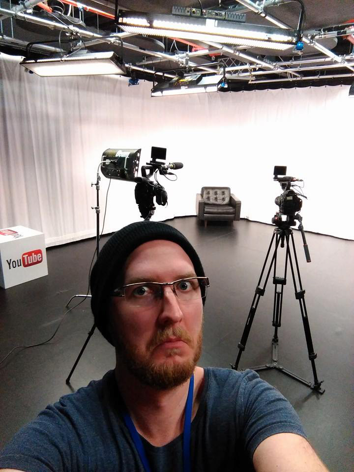 Making stuff in the YouTube Studios!