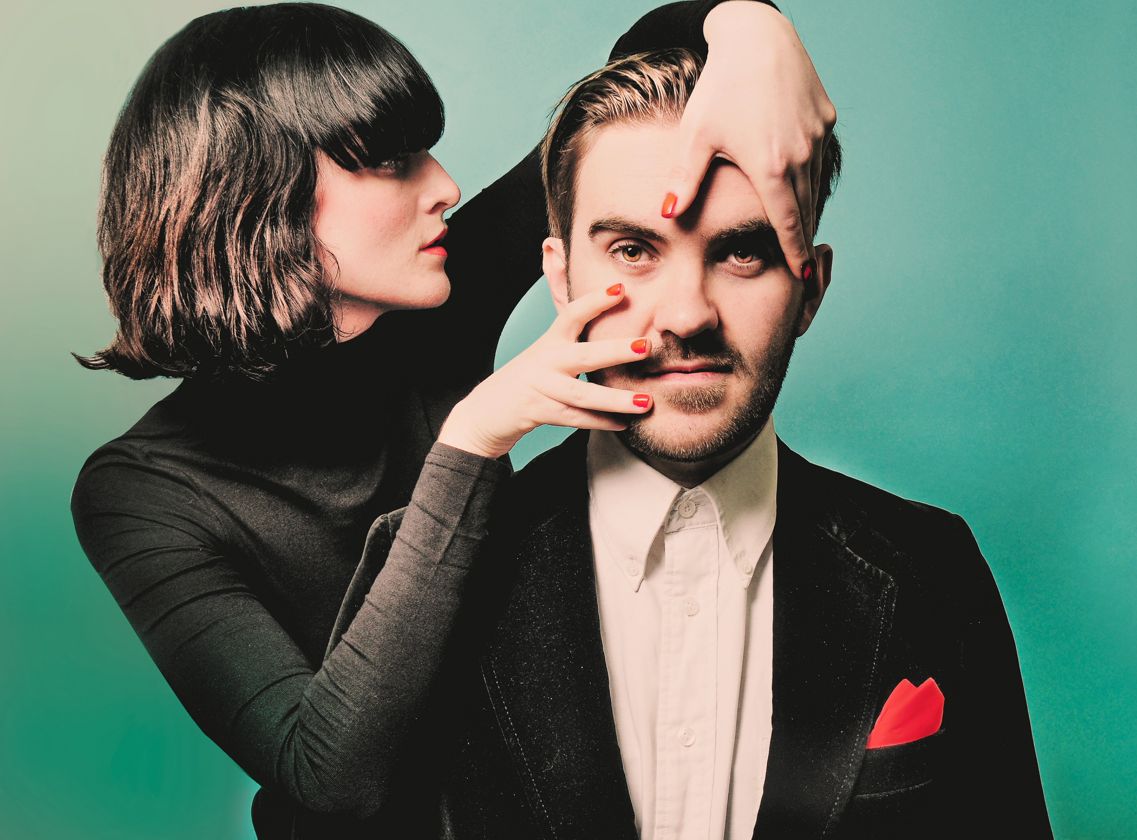 Photoshoot of the band Face and Heel