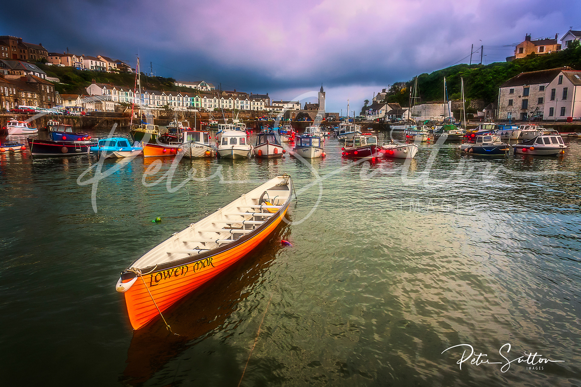 Lowen Mor In Porthleven Harbour
