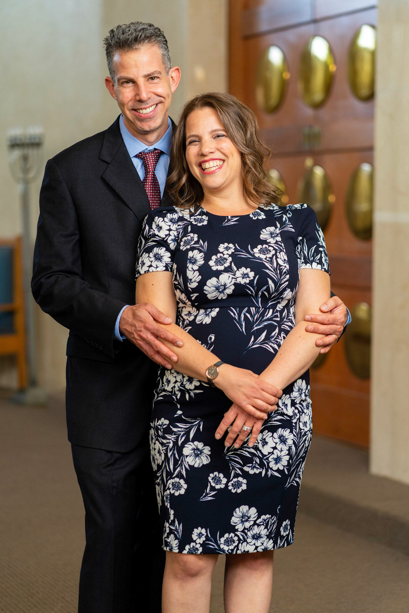 Leora’s Bat Mitzvah portrait session at Ohev Sholom in Washington D.C.