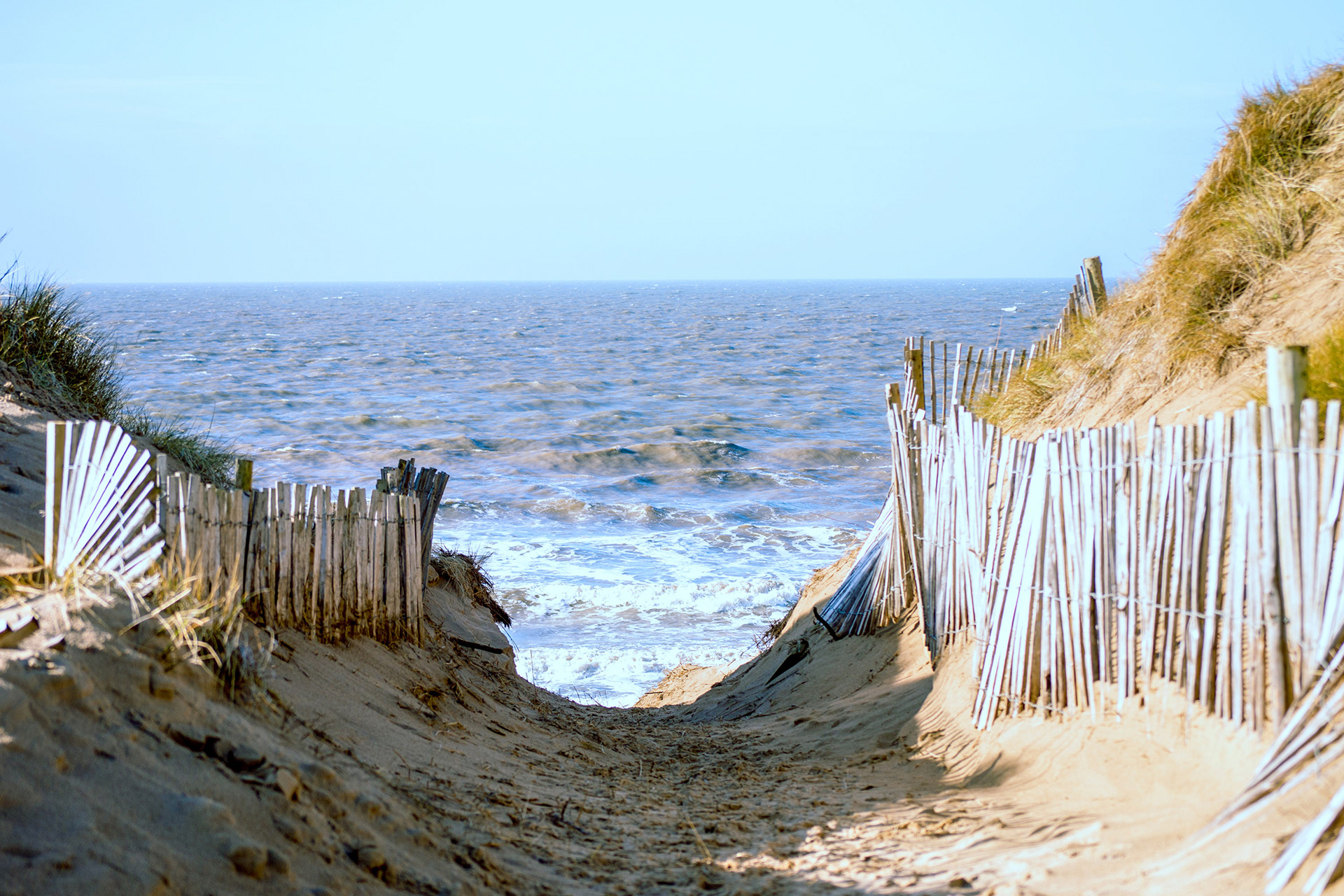 Formby Beach Pathway to the Sea Limited Edition 1/6 Fine Art Print £80.00 Framed £95.00