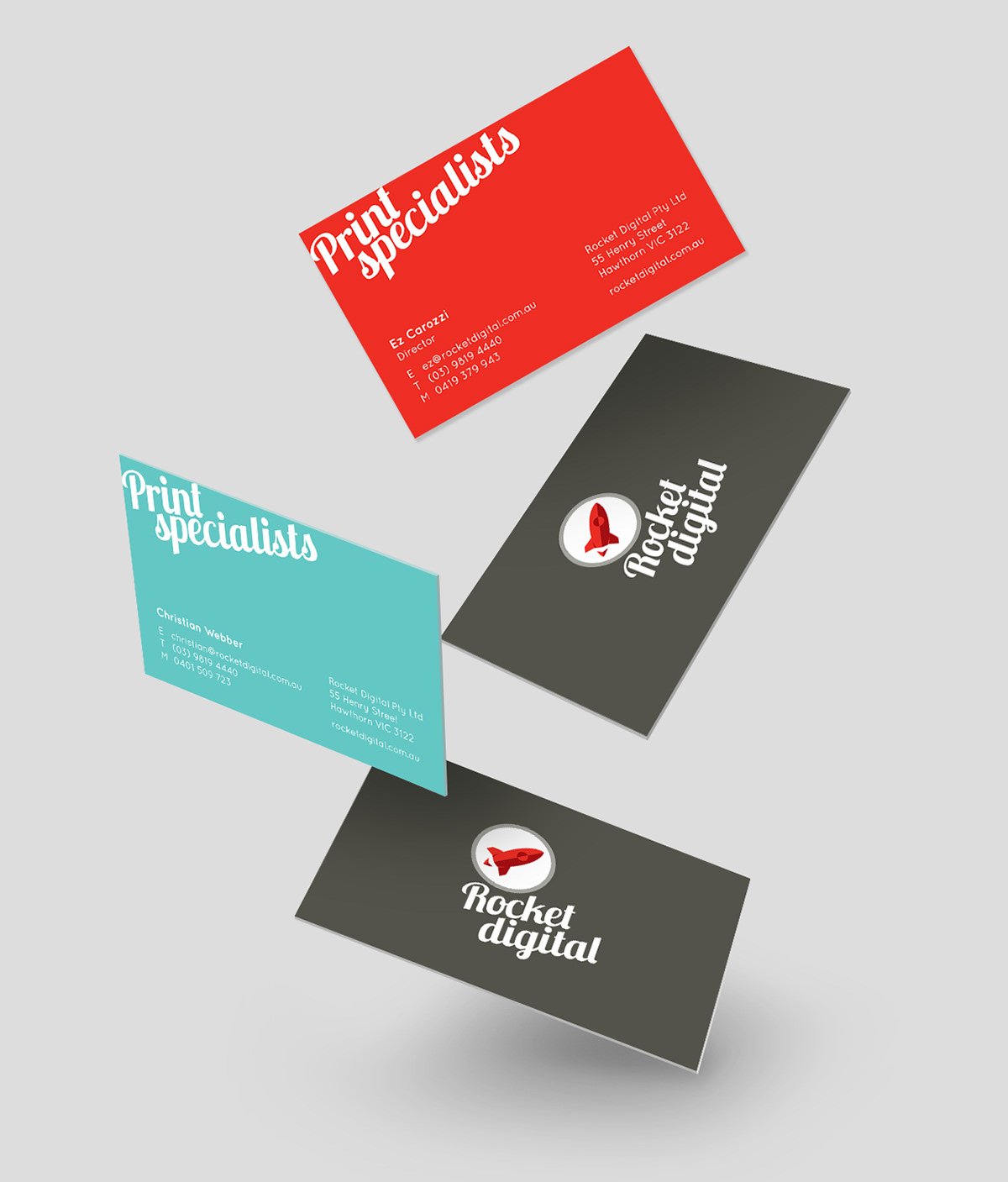 Rocket Digital business cards
