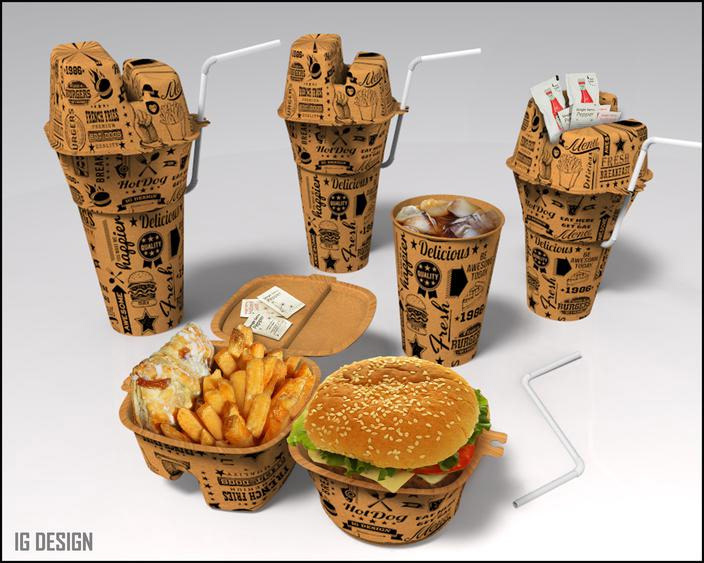 Efficient Fast Food Packaging