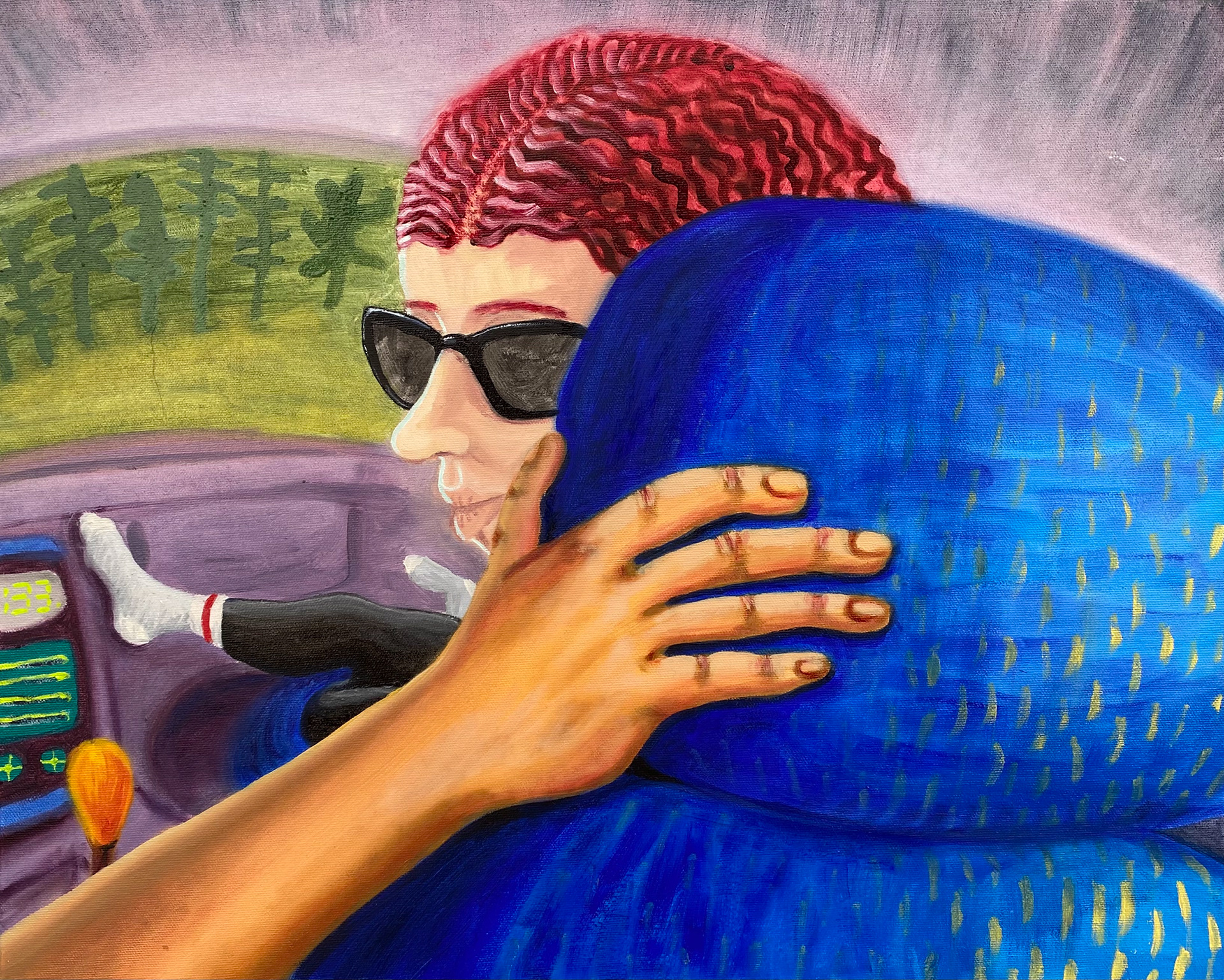 "Little Leg", 16" x 20", Oil on Canvas, 2020