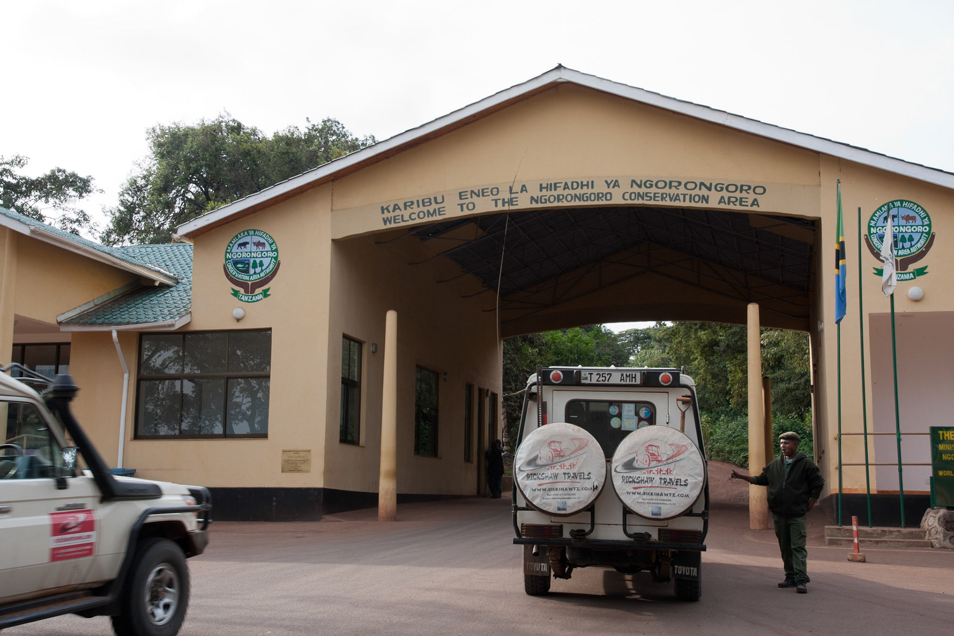Entrance to the Ngorongoro Conservation Area