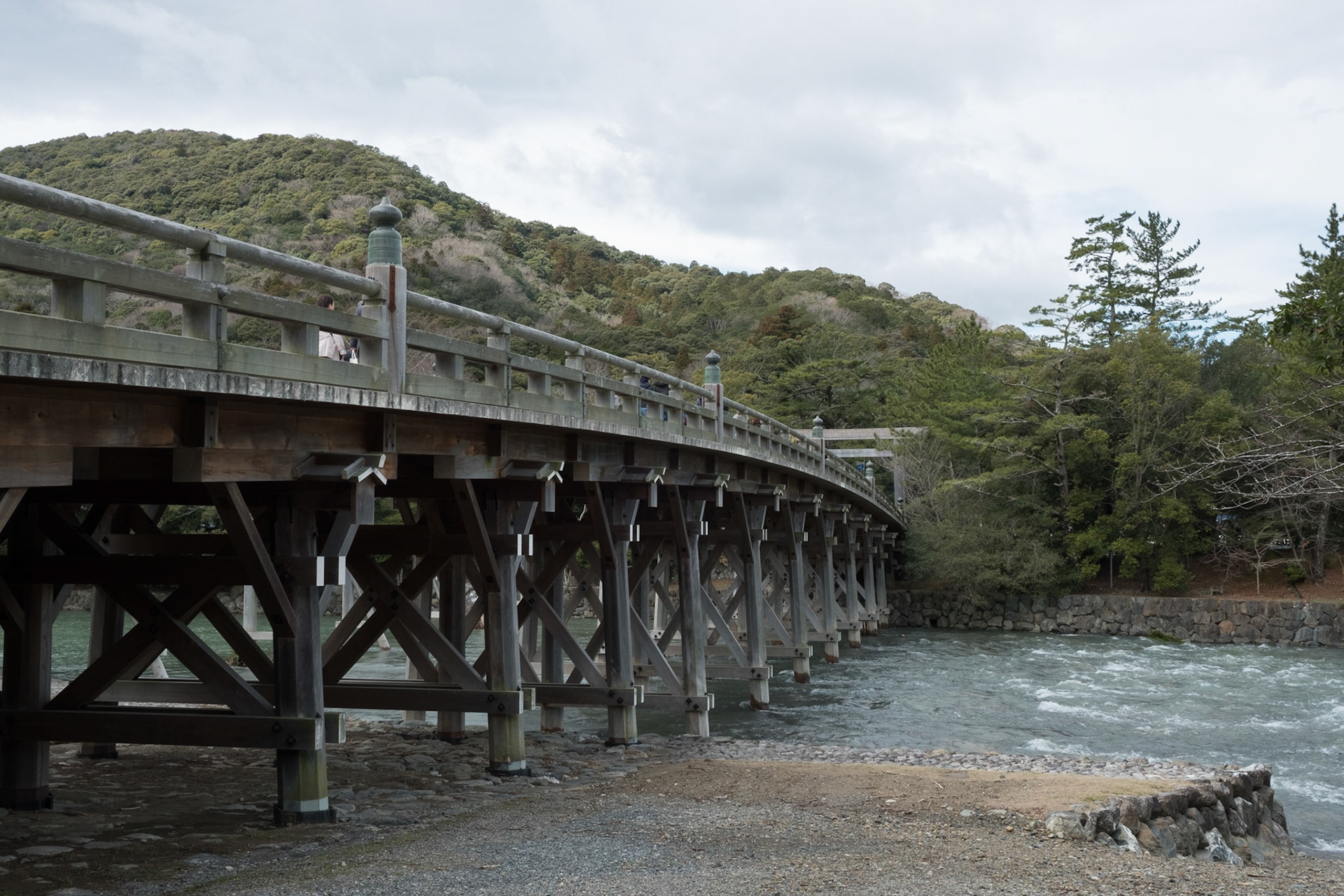 Bridge to Ise Jingu inner shrine