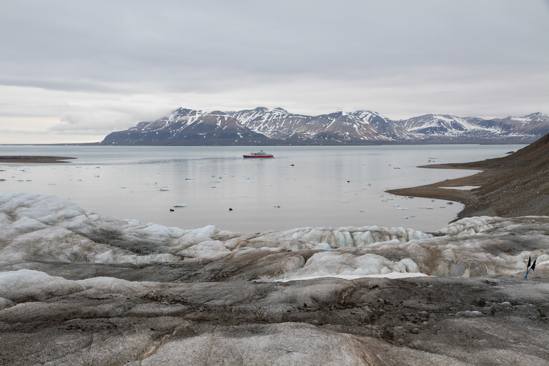 View from 14th of July glacier