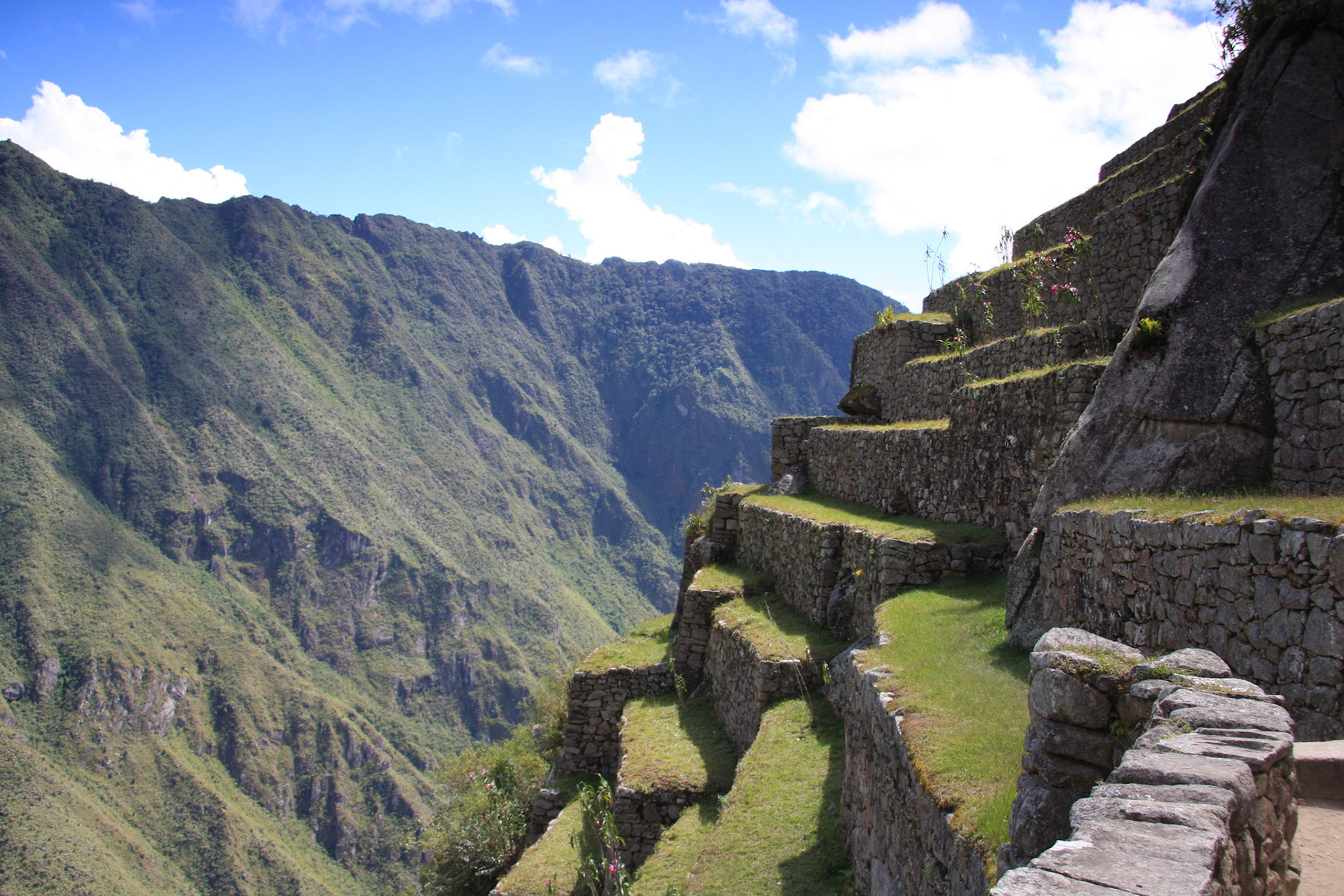 Steep terraces, Machu Picchu