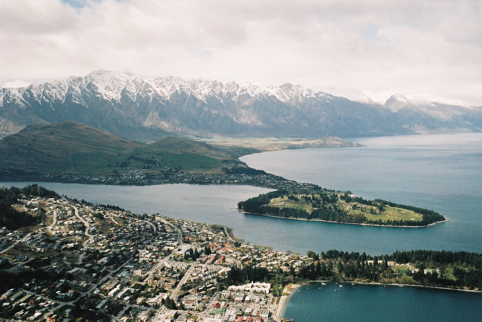 Queenstown and The Remarkables from Bob's Peak
