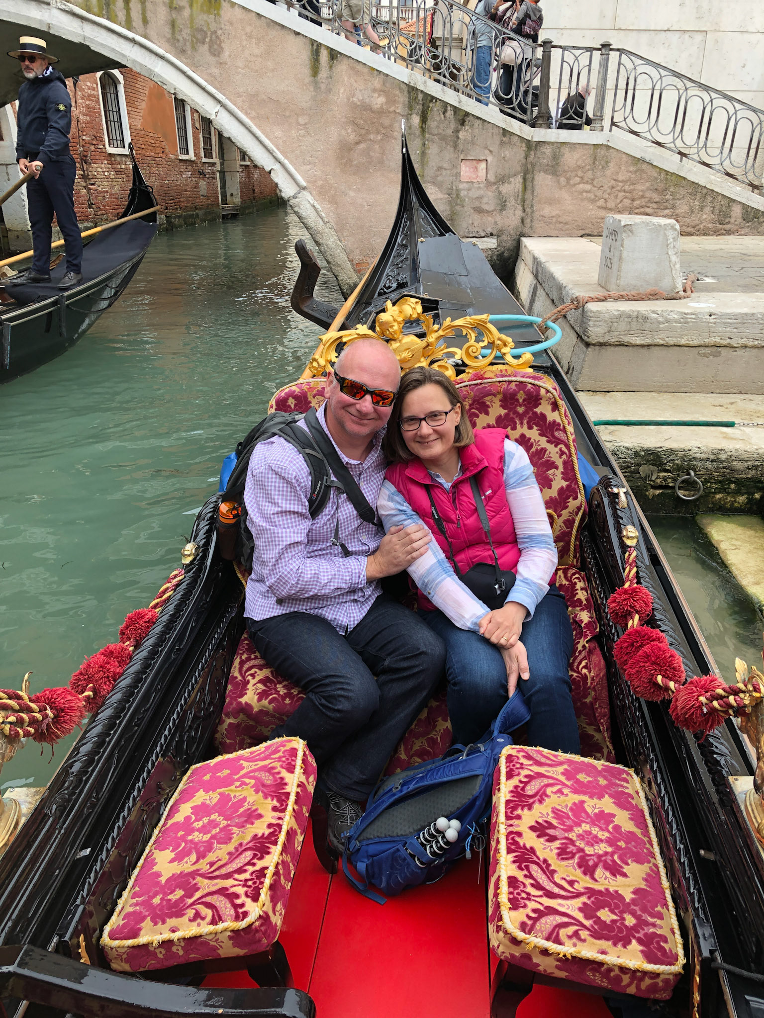 On a gondola