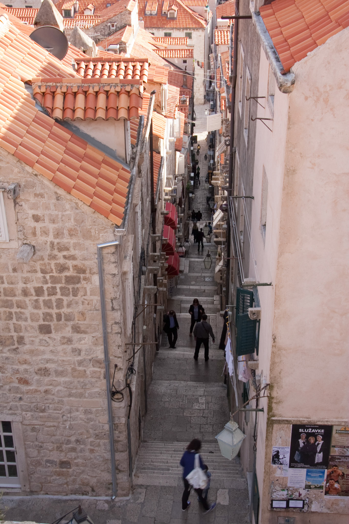 Typical street in the old town