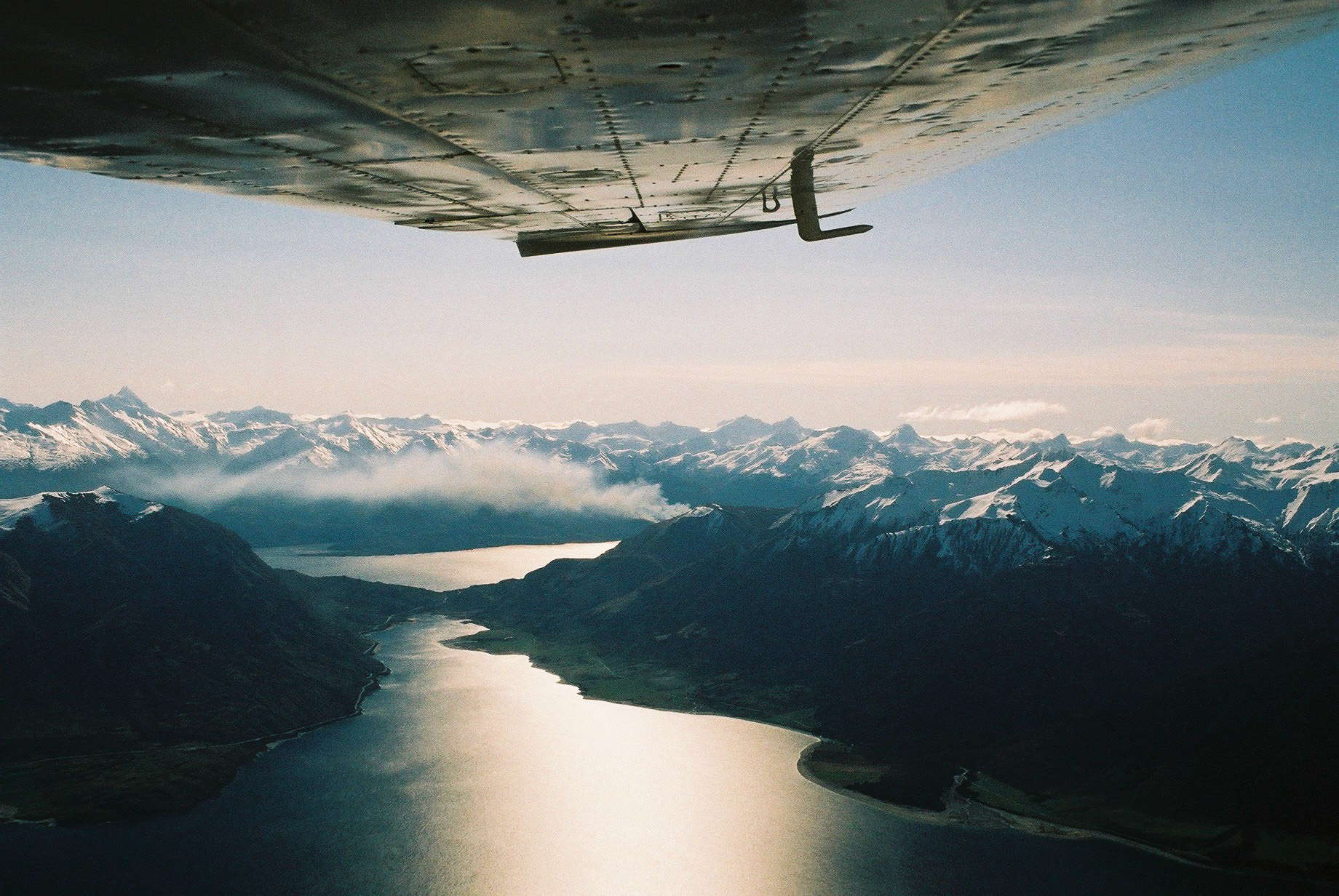 Lake Hawea and Lake Wanaka