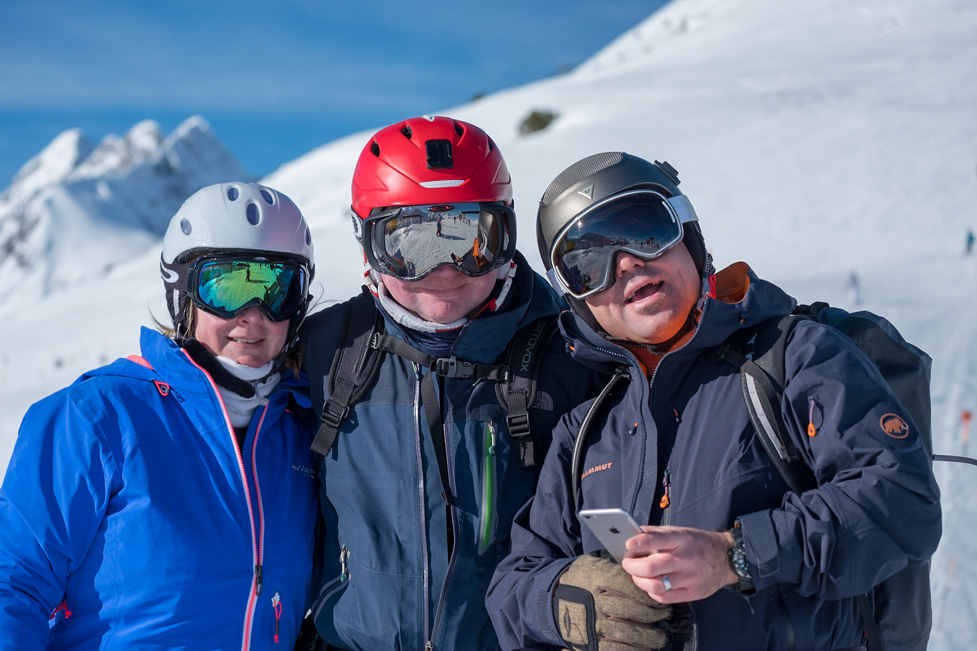 Enjoying a sunny day in Lech