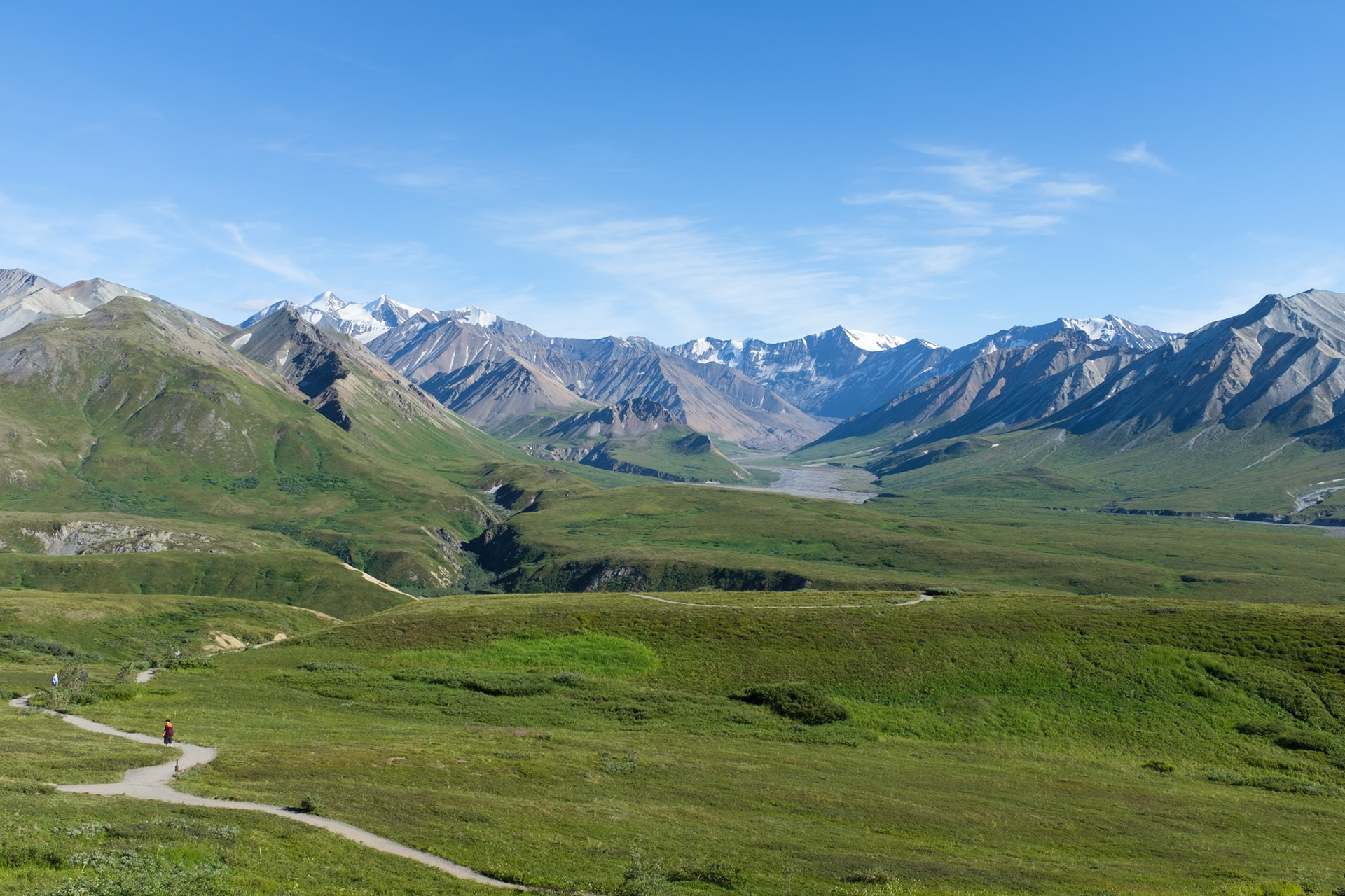 View from Eielsen Visitor Centre