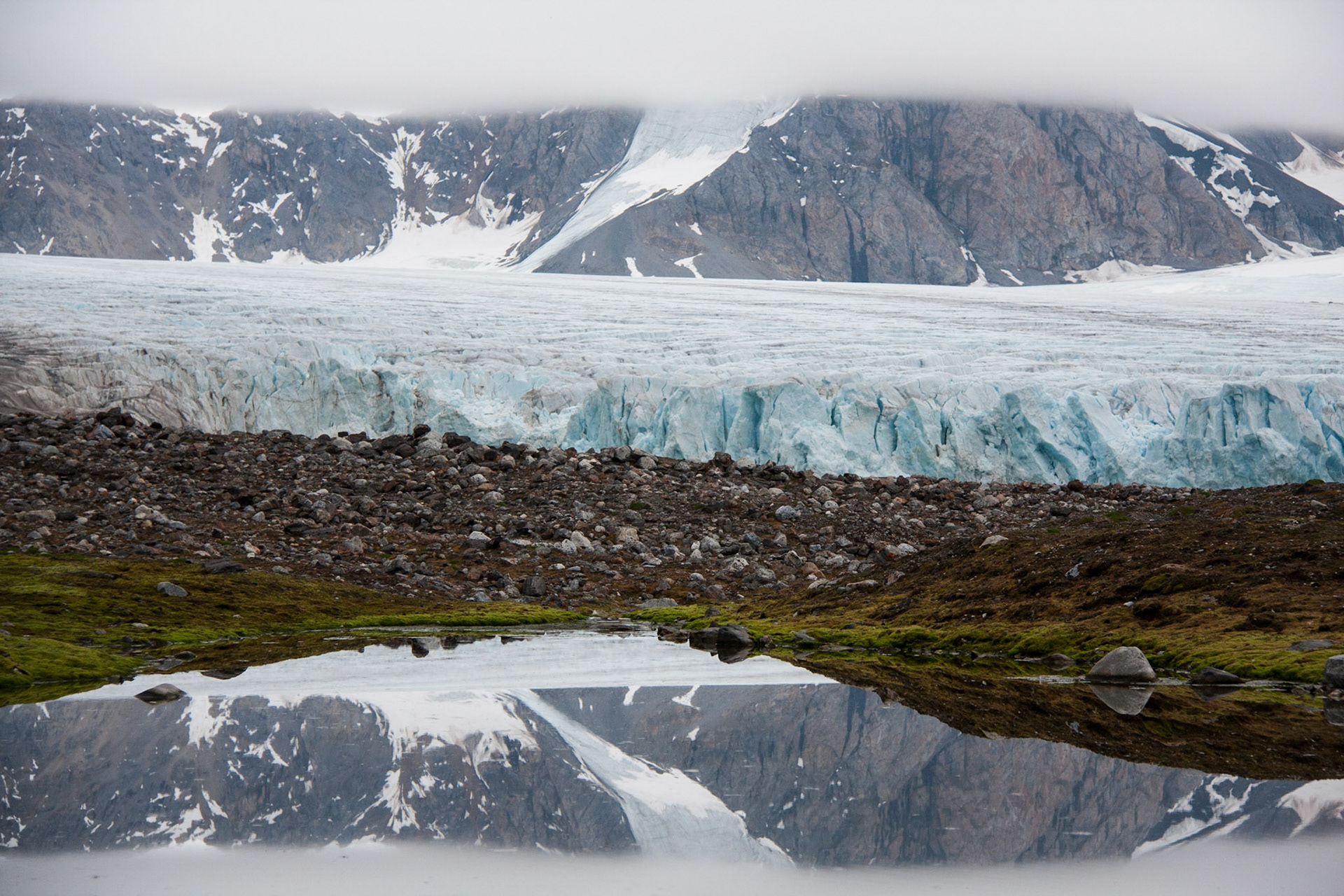 Reflections near 14th of July glacier