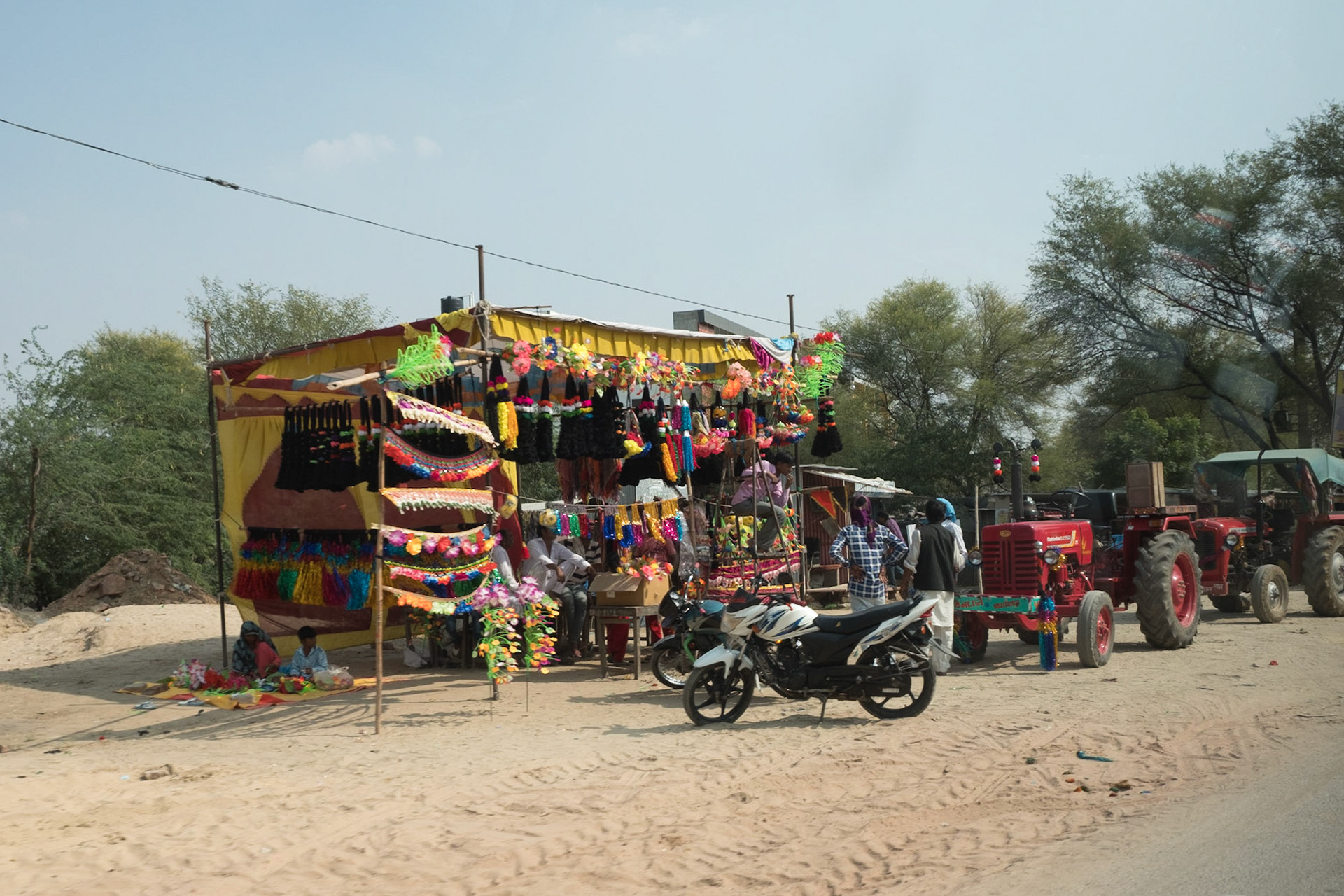 Driving through Rajasthan