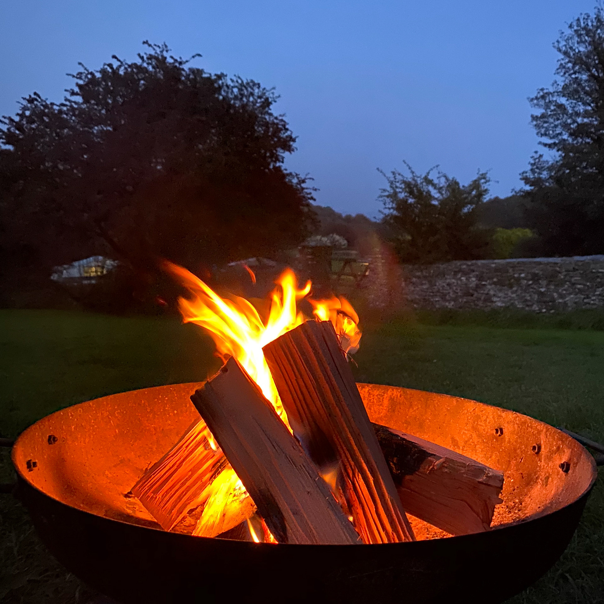 Camp fire at Beryl’s