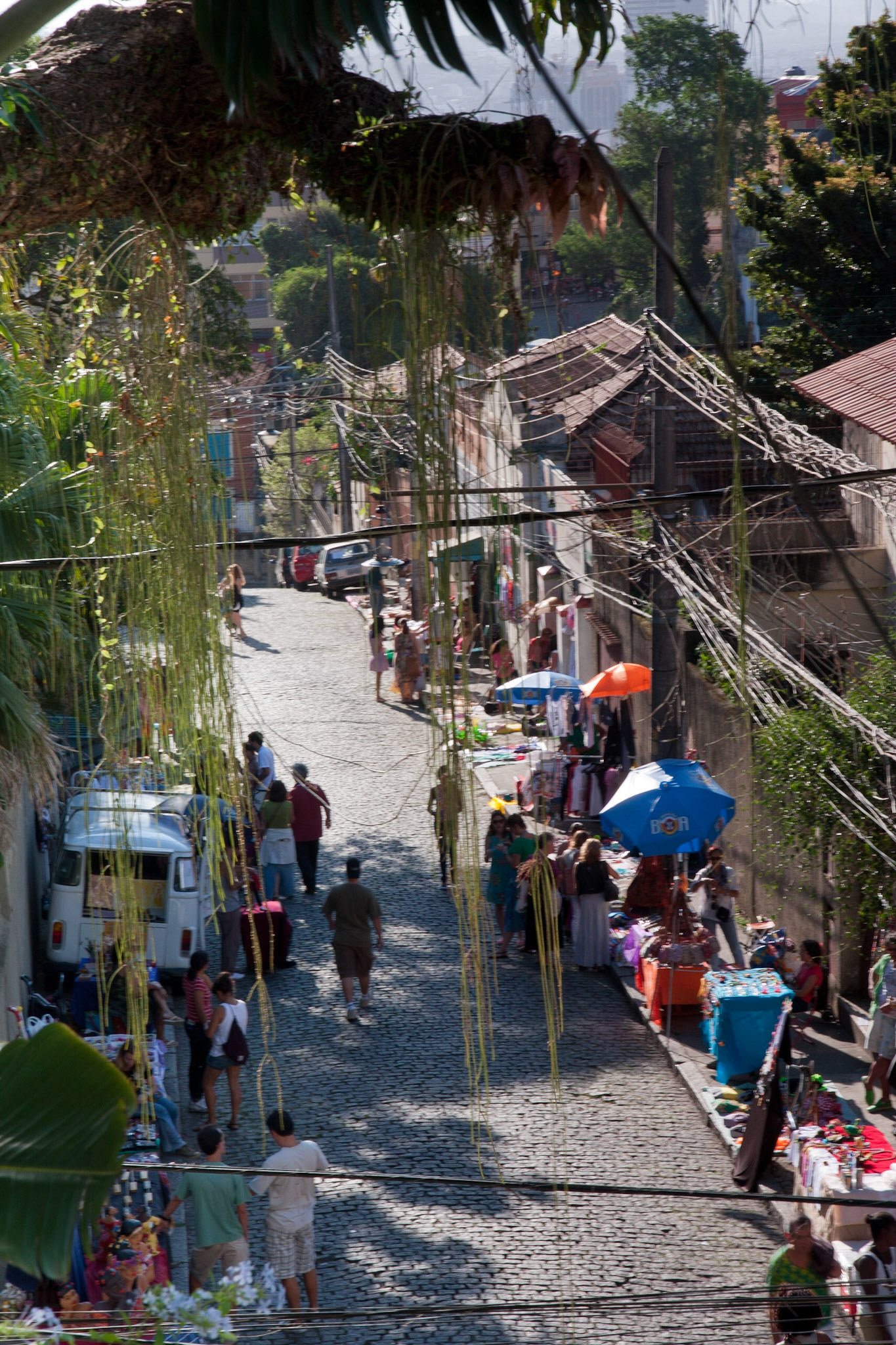 Santa Teresa during the artists' "open doors" weekend