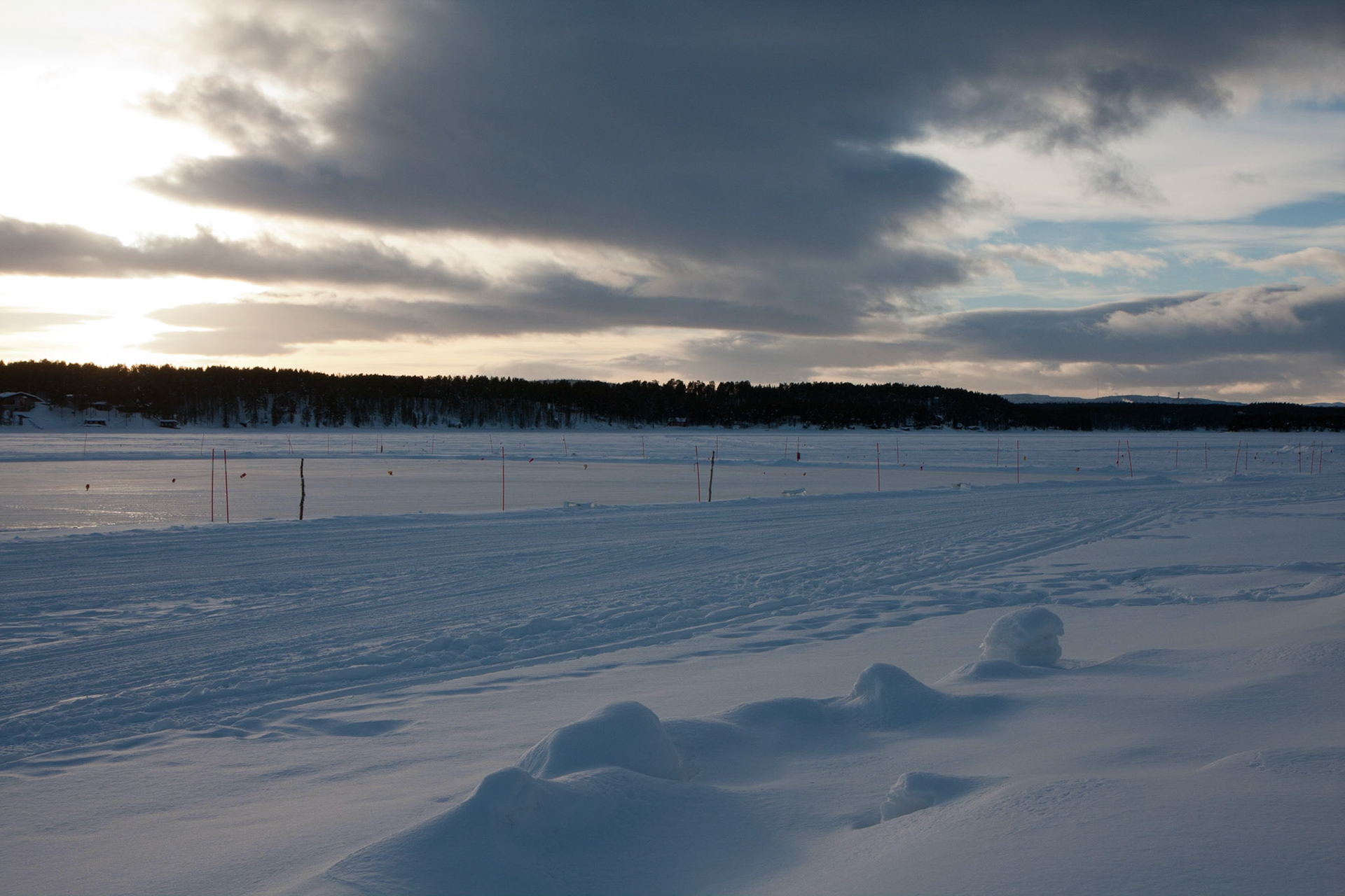 Frozen Torne River