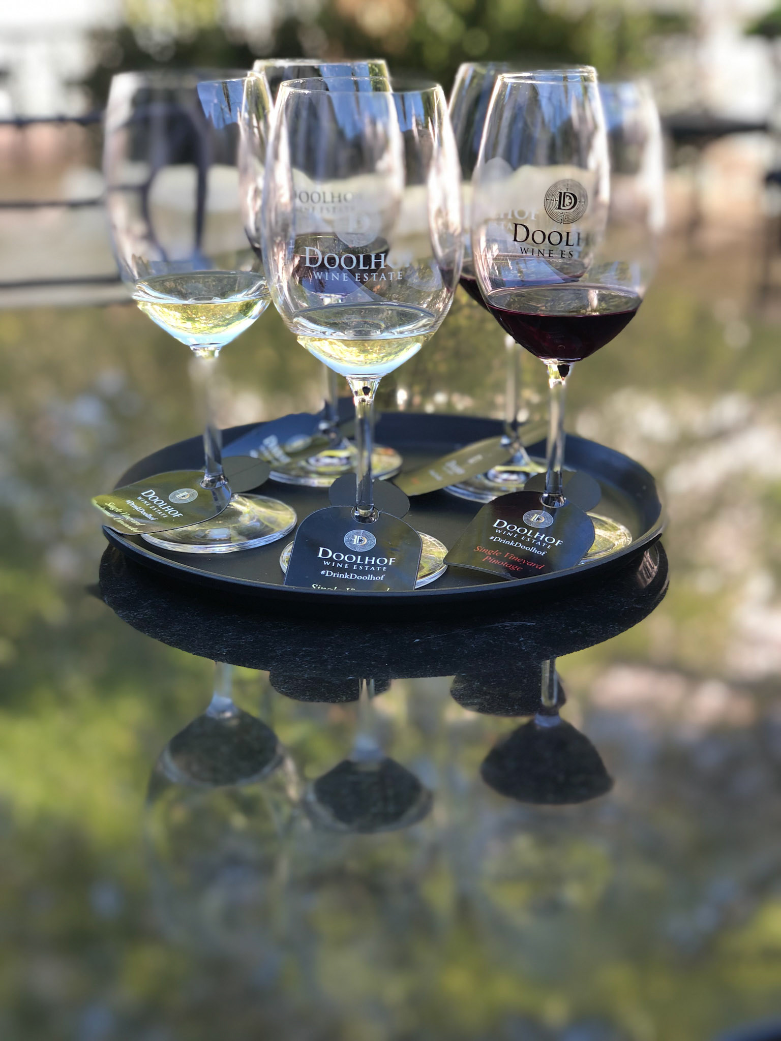 Wine tasting at Doolhof Wine Estate