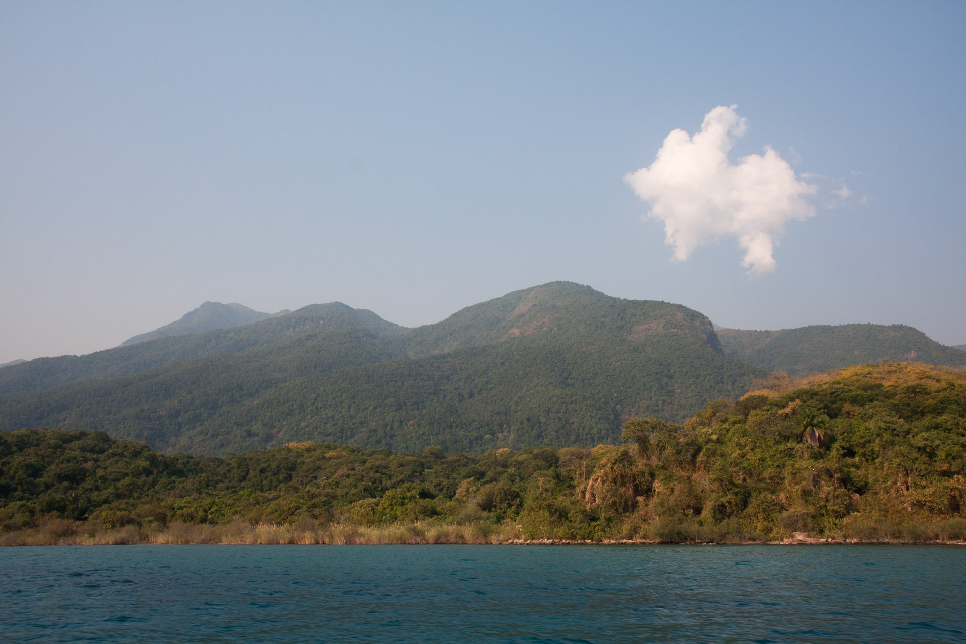 Mahale mountains (we climbed 2/3 way up to see the chimps!)