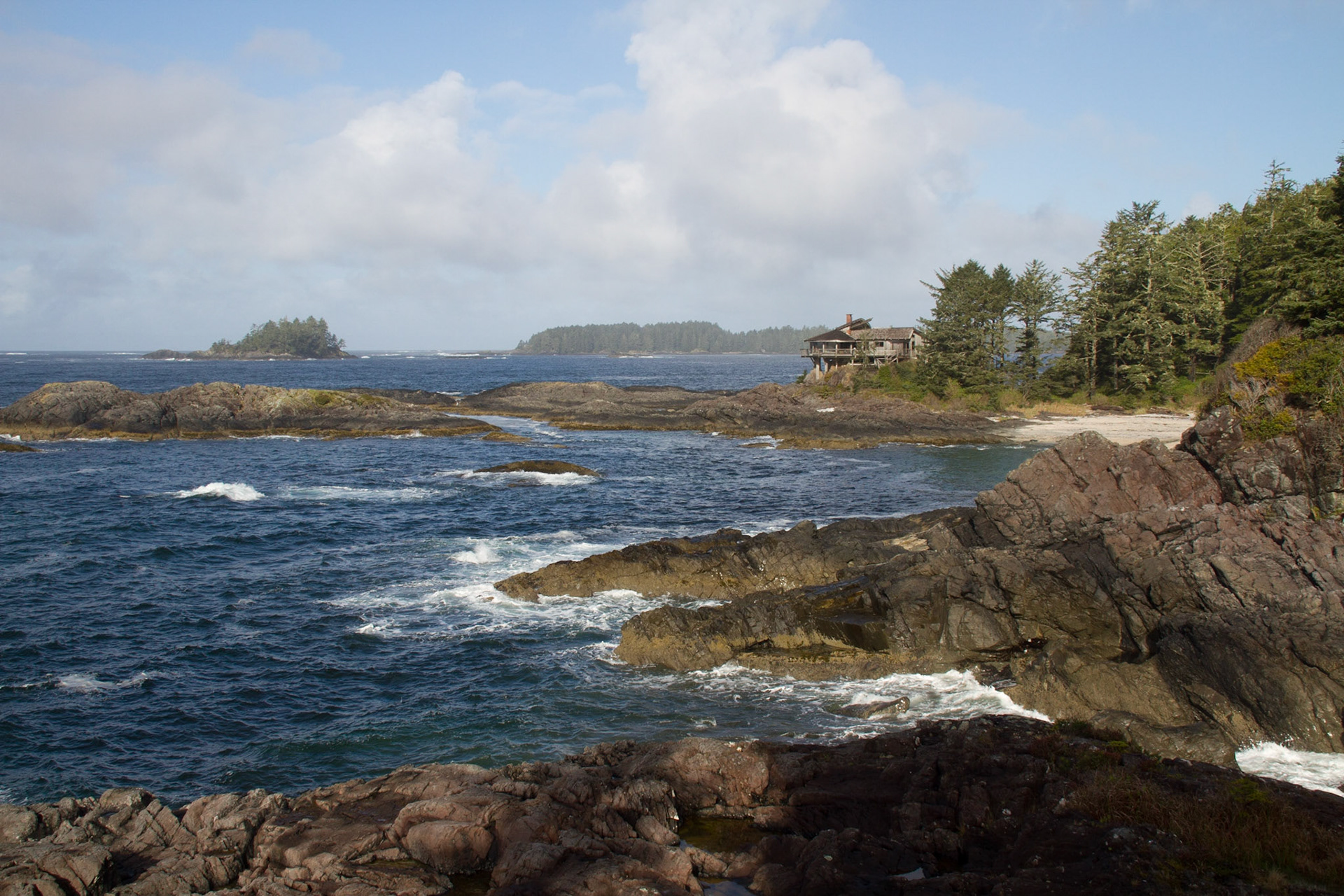 View from our room at Wickaninnish Inn