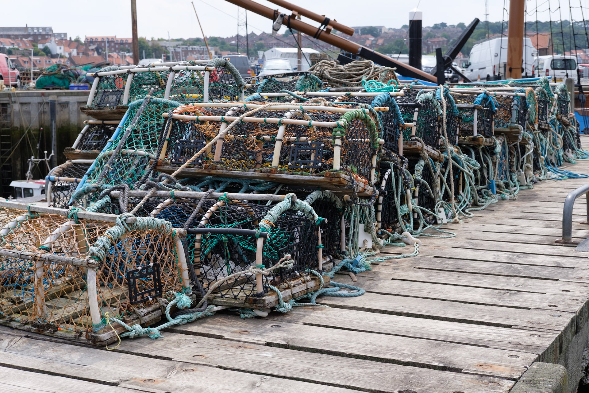 Lobster pots, Whitby
