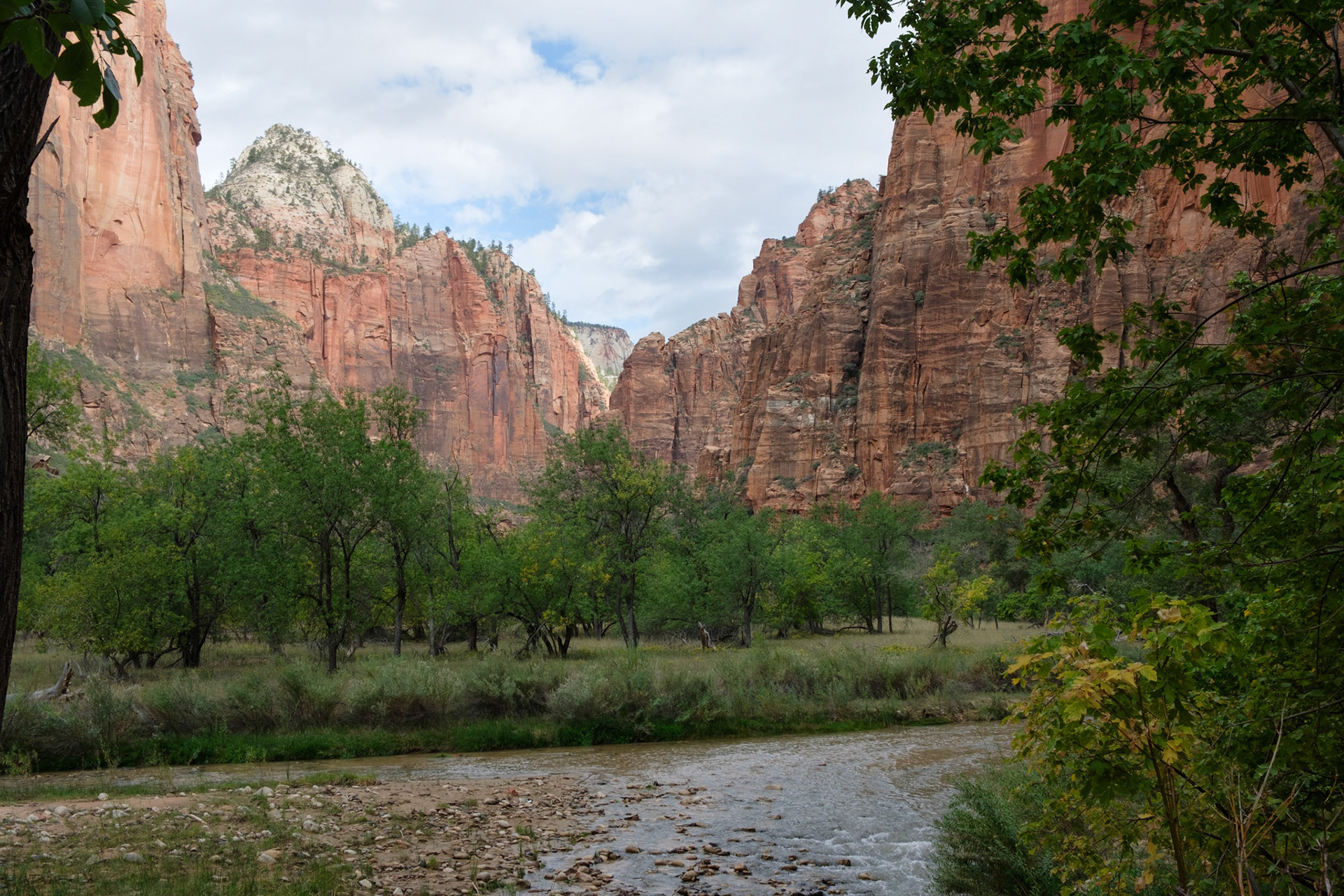 Virgin River and Zion Canyon
