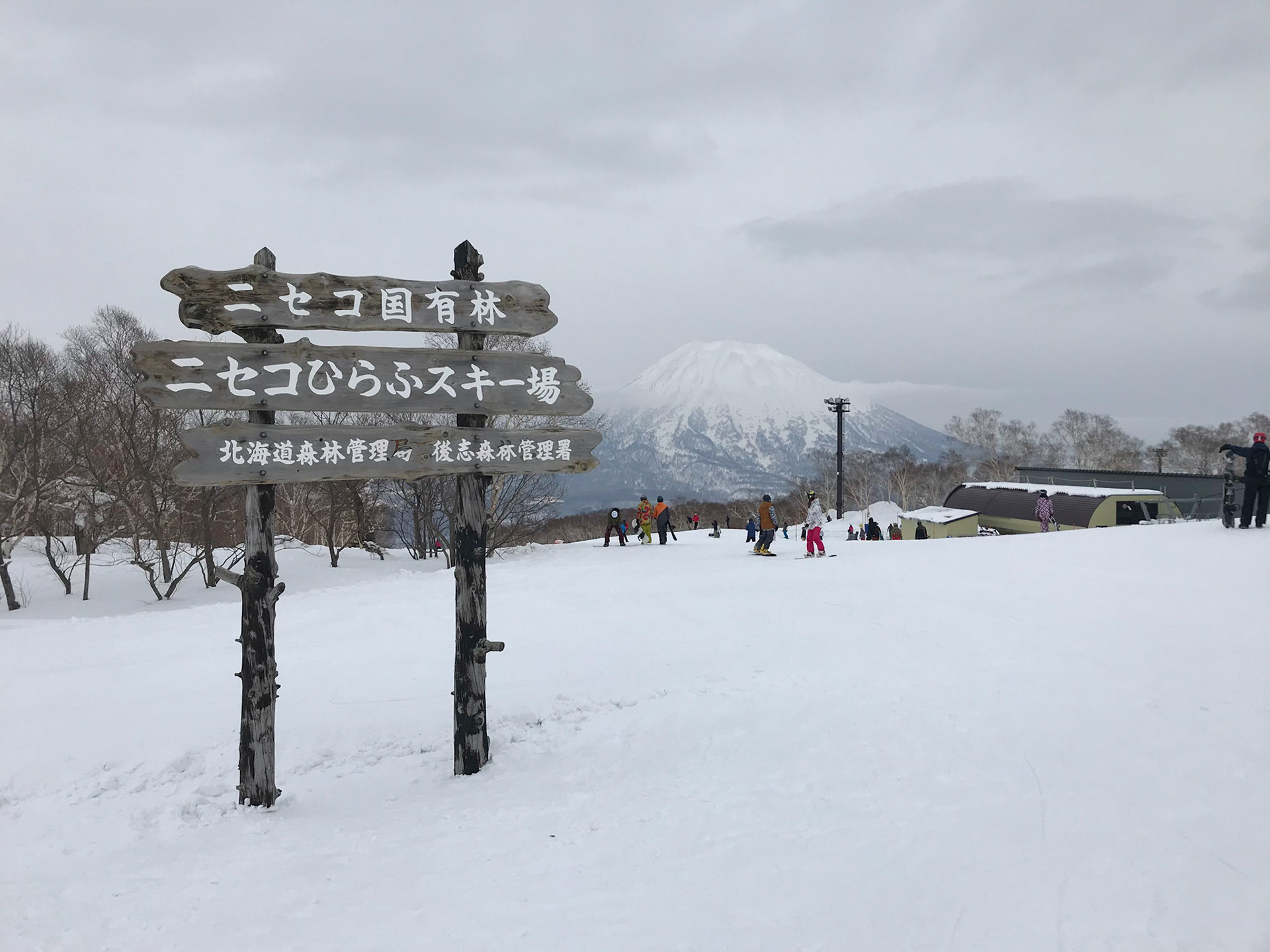 Mt Yotei, from outside the King Bell Hut