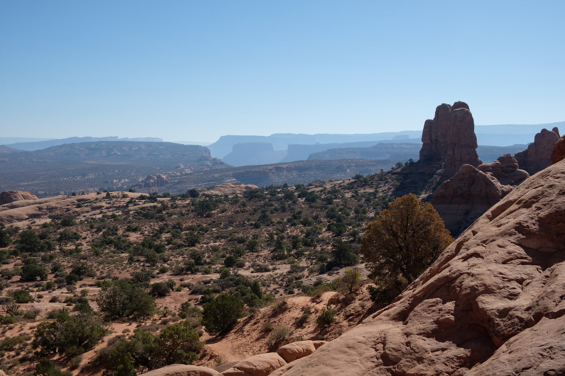 View through North Window arch