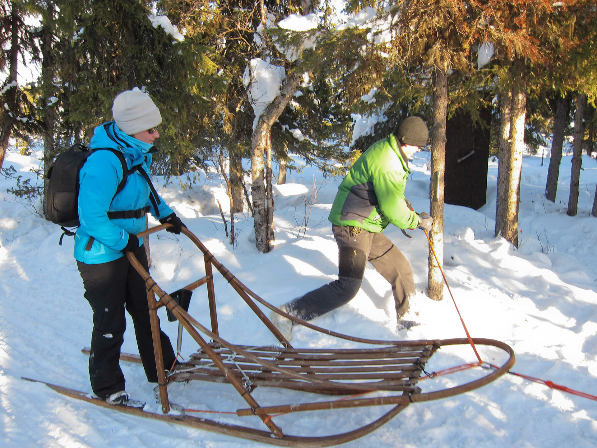 Stopping for lunch: don't forget to secure the "anchor"