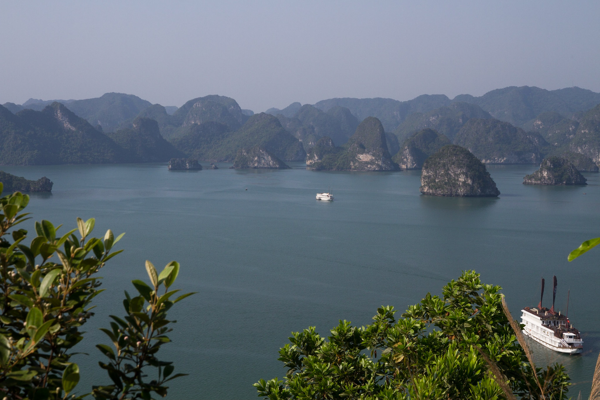 View from top of one of the islands