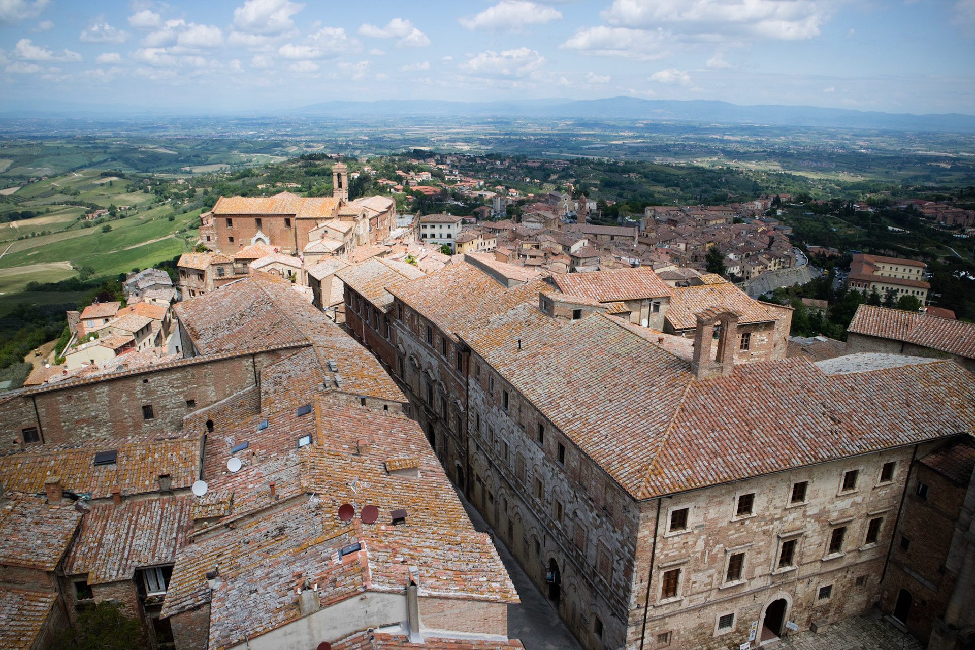 View from tower, Palazzo Comunale