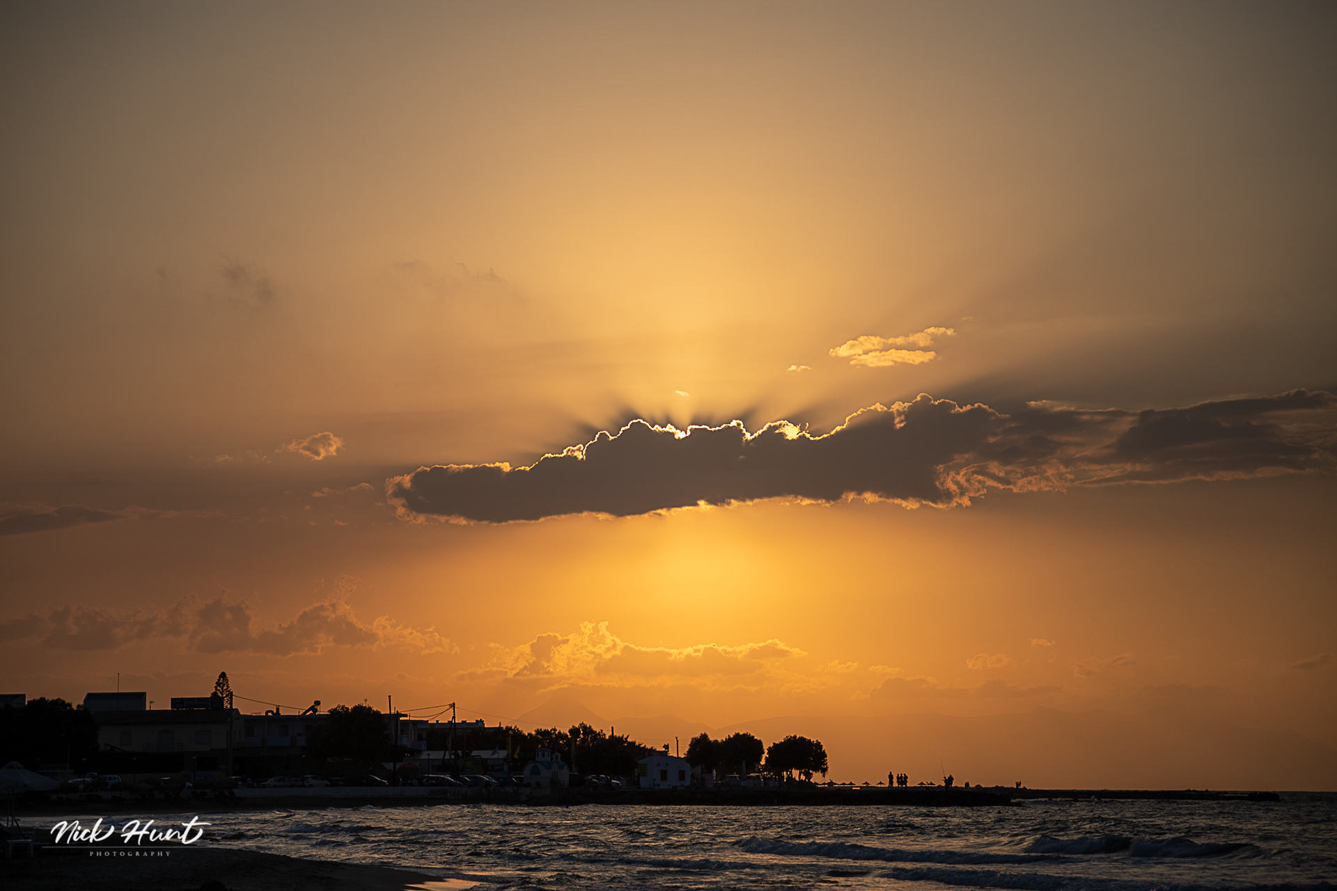 Sunset in Heraklion Crete (1)