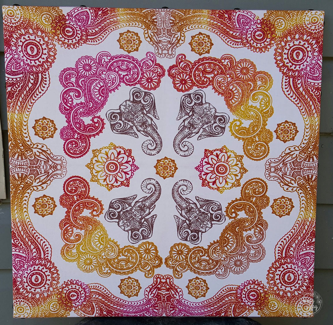Mixed Media on Canvas