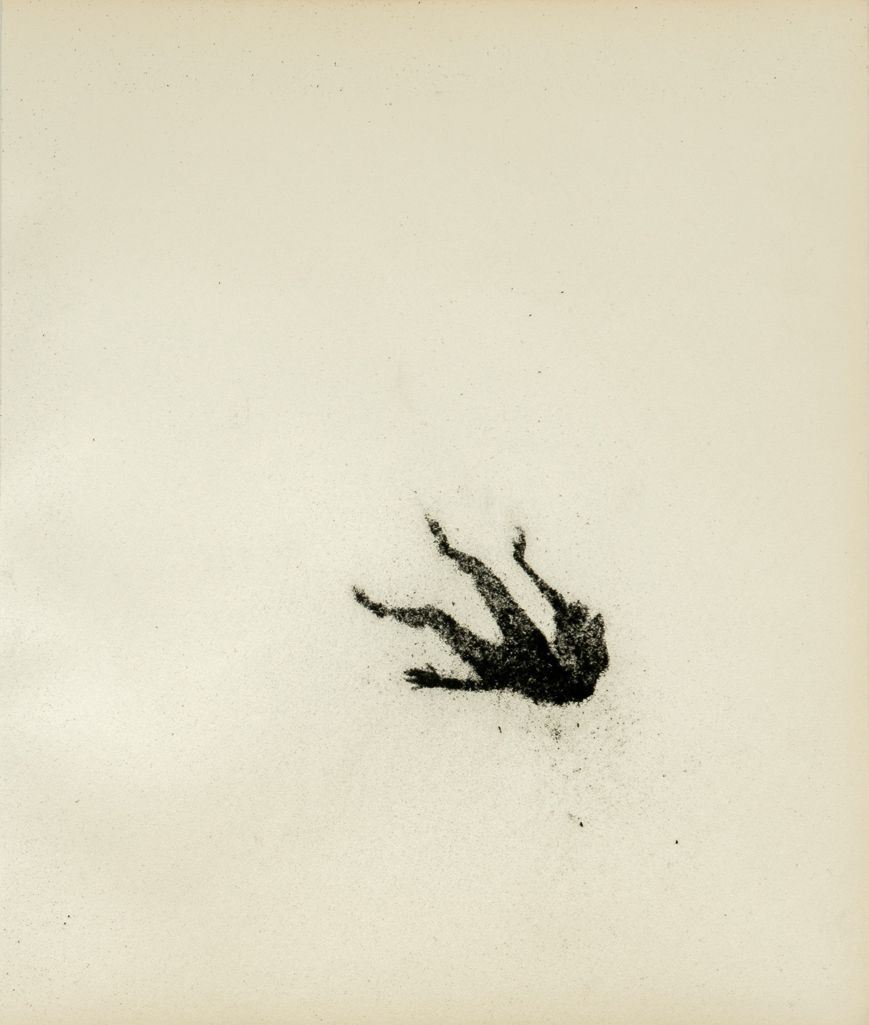 Untitled, graphite(powder) on paper, 23,9 x 20 cm, 2020