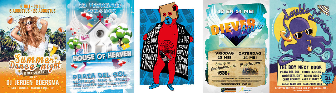evenementen poster festival ontwerp