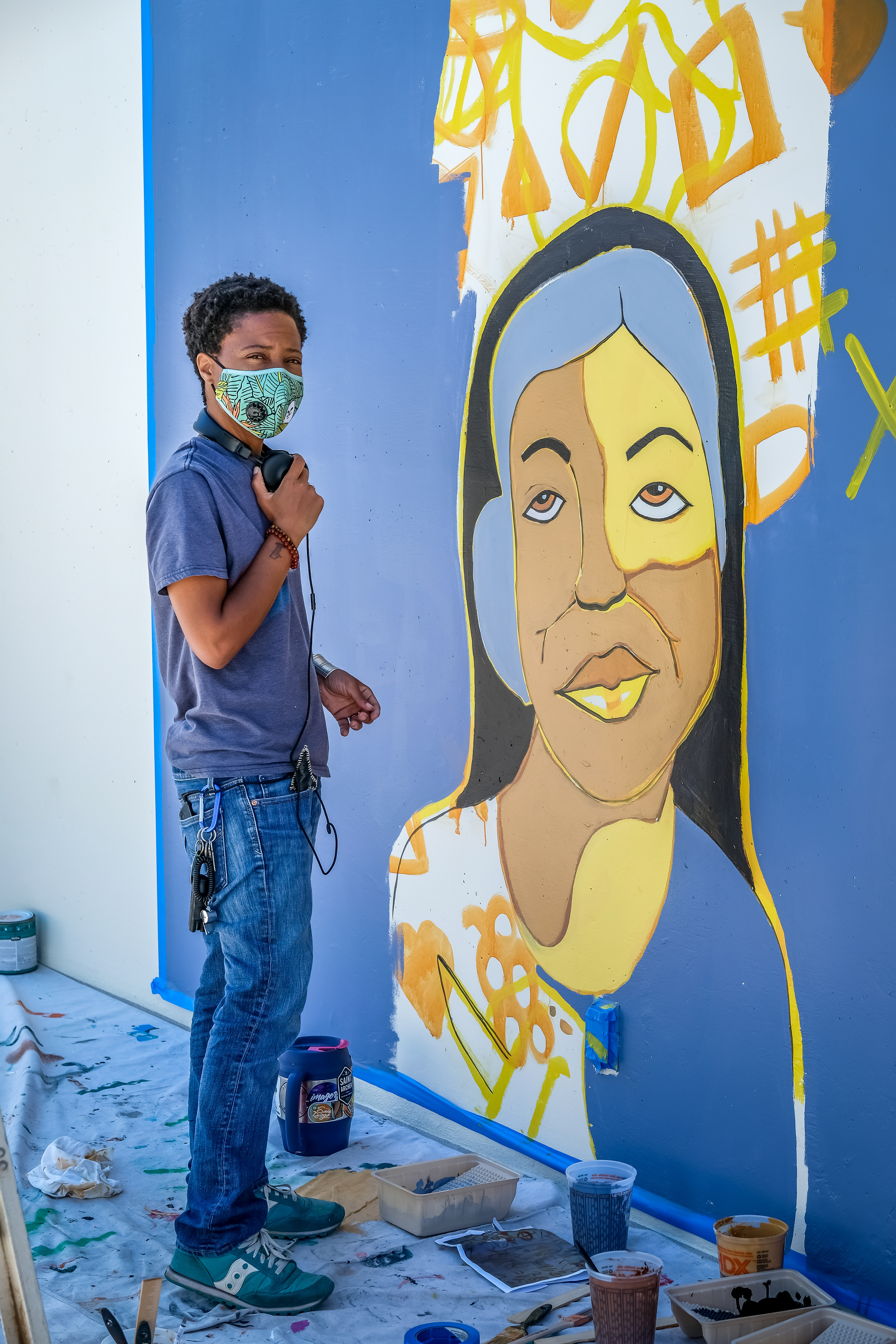 Sabrina Davidson SDSU Muralist