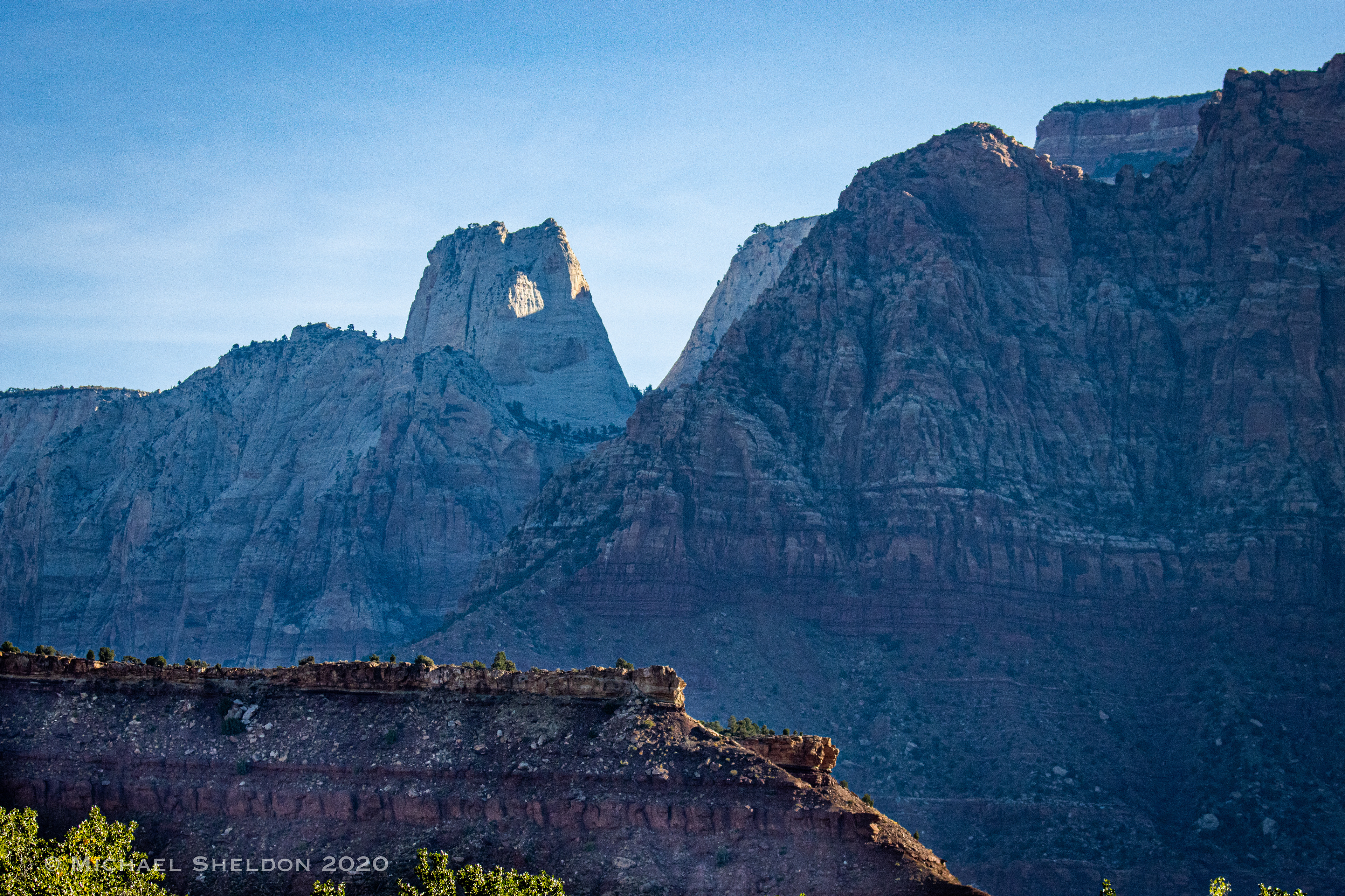 View of Zion from Grafton