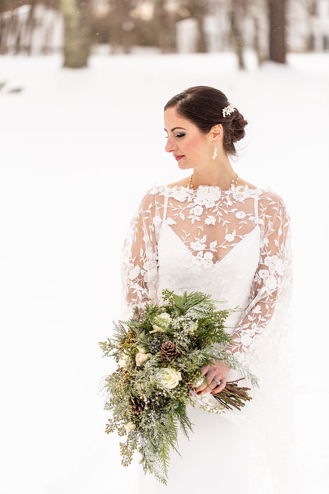 Photographer: @dallendorfphoto  Makeup: @Hillaryfayfreelancemua Hair: @evie_upstyles Venue: @Innatmanchester Bridal Gown: @everthinebridal Bridal Model: @Cryssorell Florals: @Nancybishopfloral