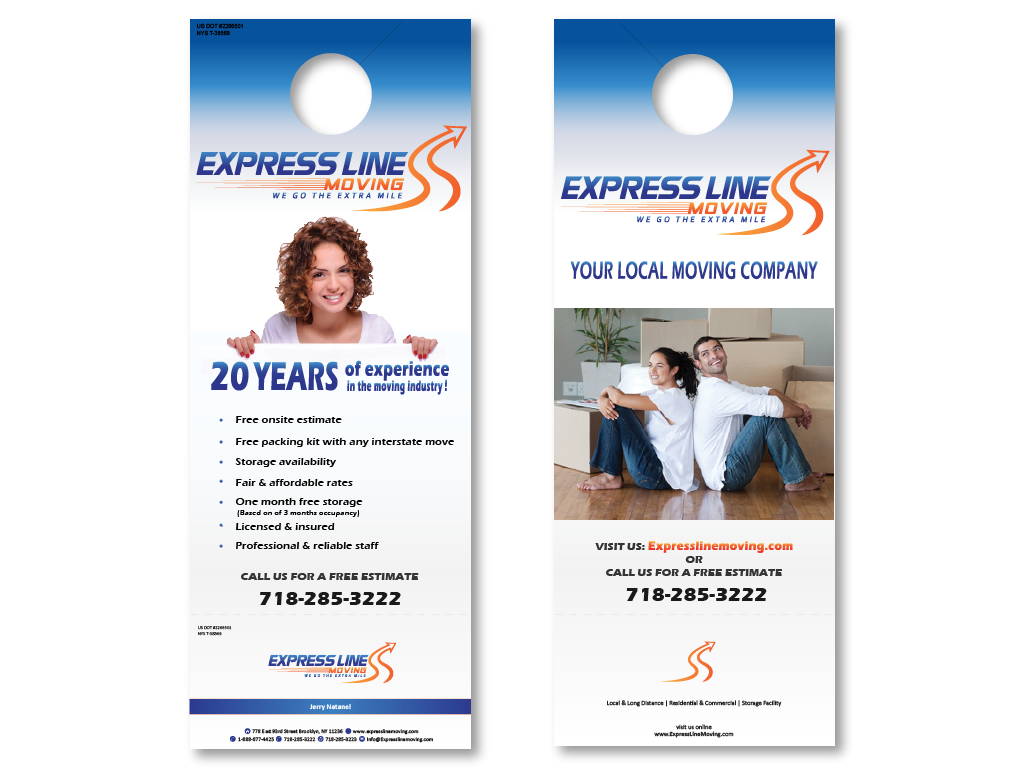 Ben Lambert Design And Development Print Project Door Hangers W