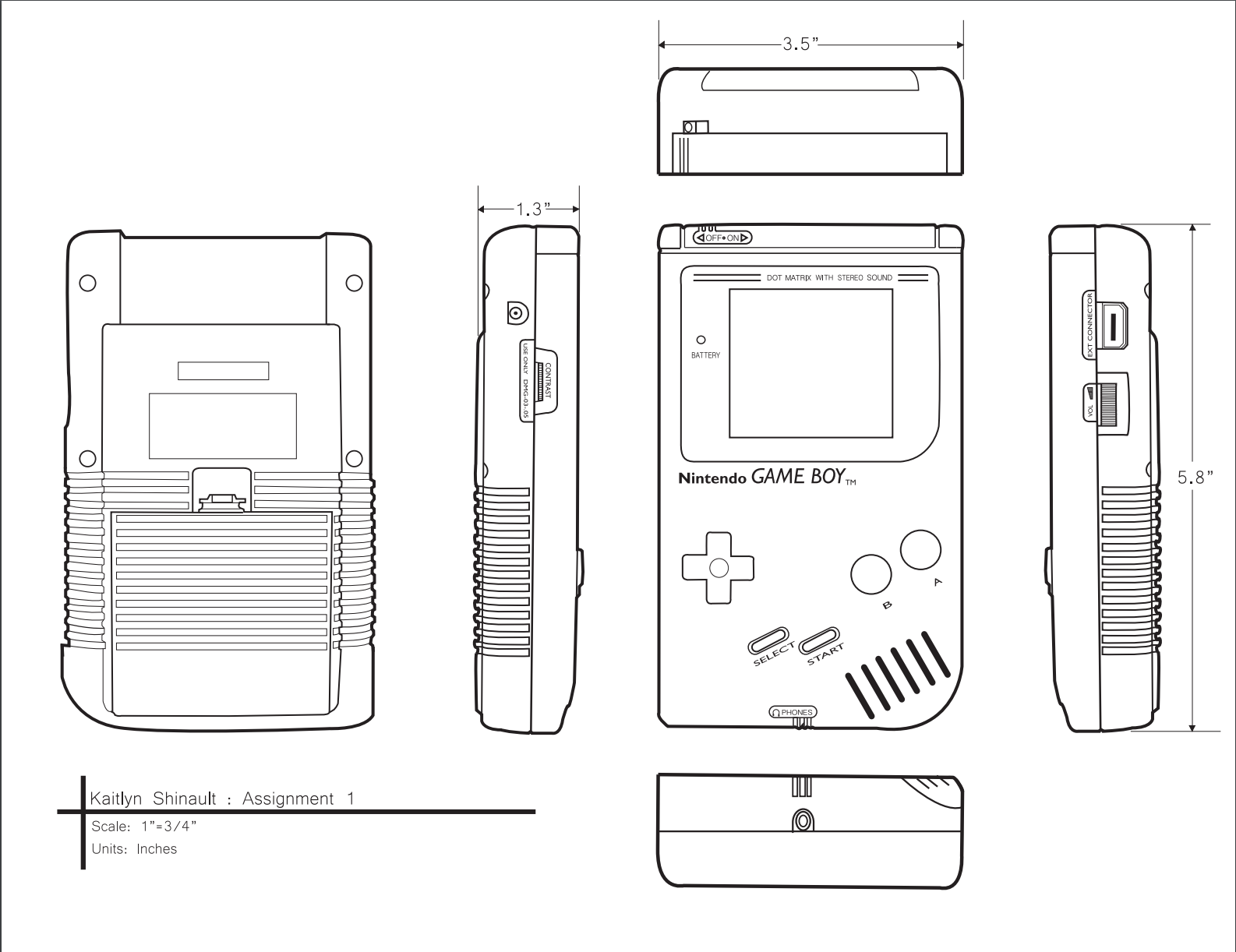 Kaitlyn Shinault - Gameboy ReDesign