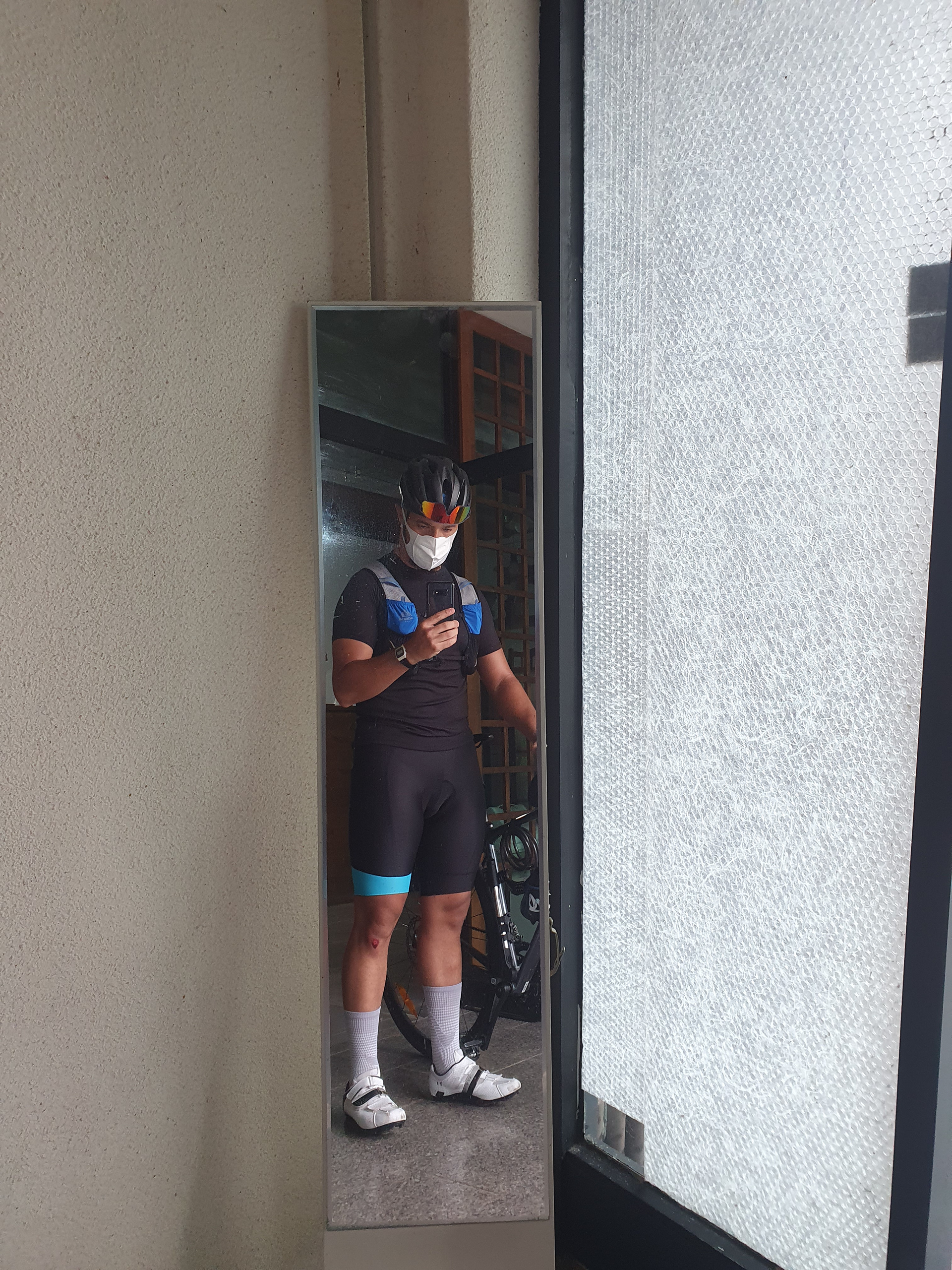 Ready to set off for another big day of riding.