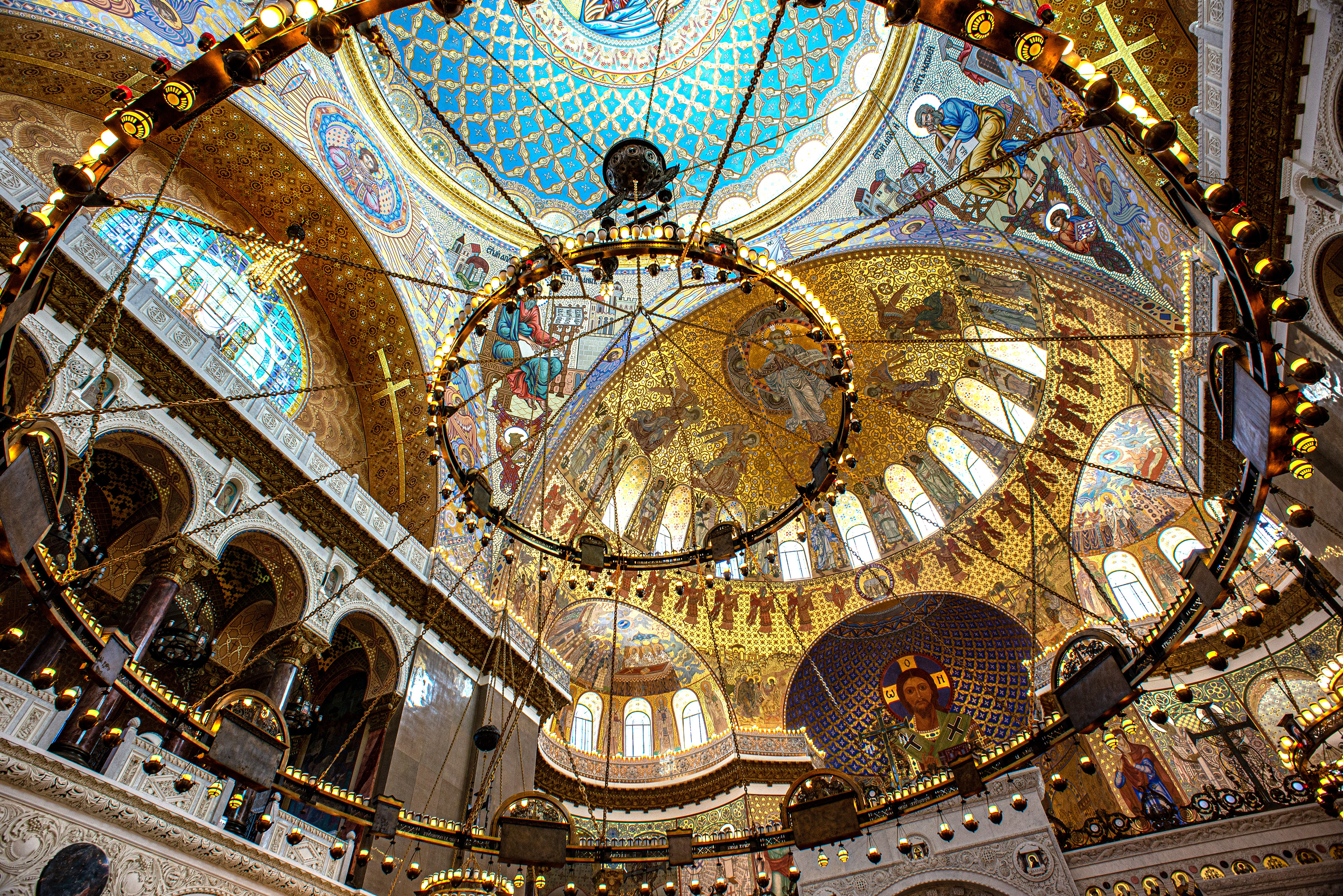 Naval Cathedral of St. Christopher. Kronstadt Island, St. Petersburg, Russia. ©2014, Corey Sandler