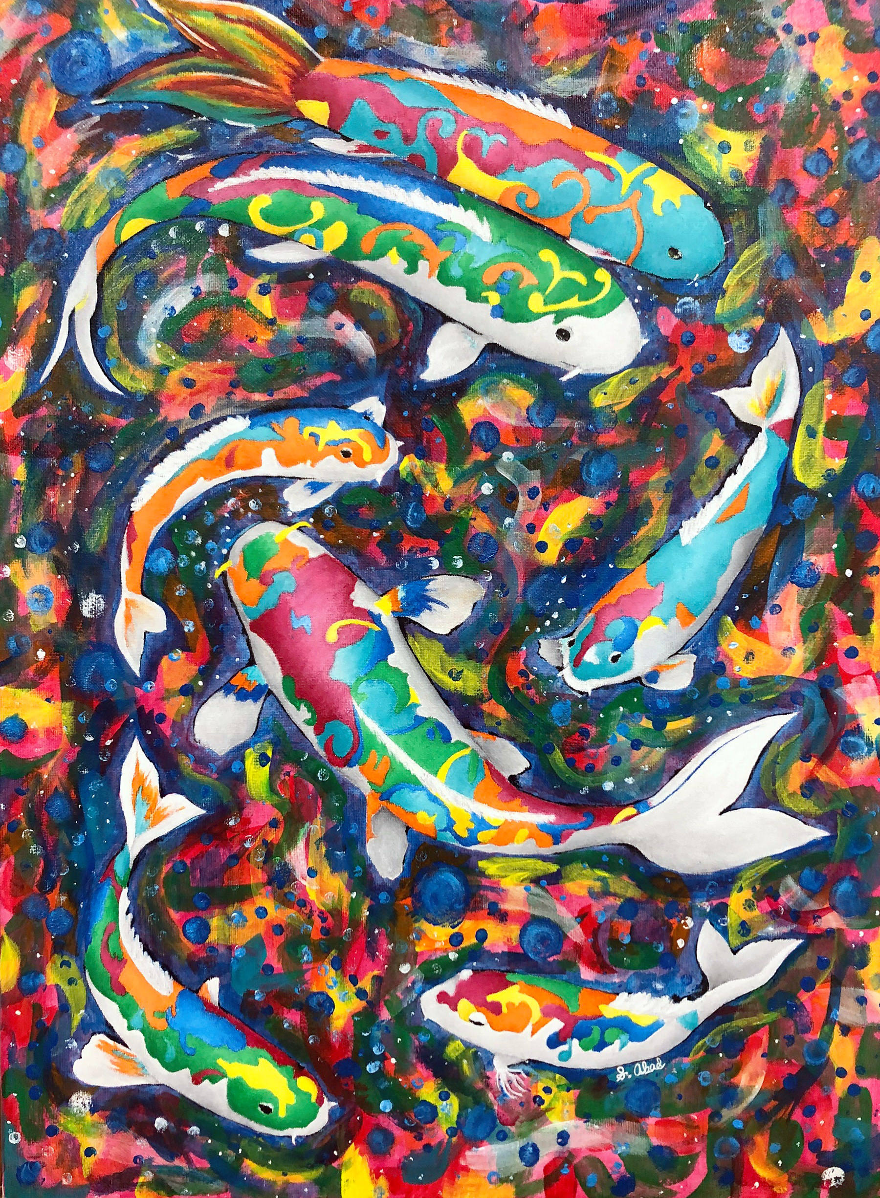 Samantha Abad, Aspiration, Painting, Euclid City High School, Educator: Edith Mellen, Grade 12,  Honorable Mention