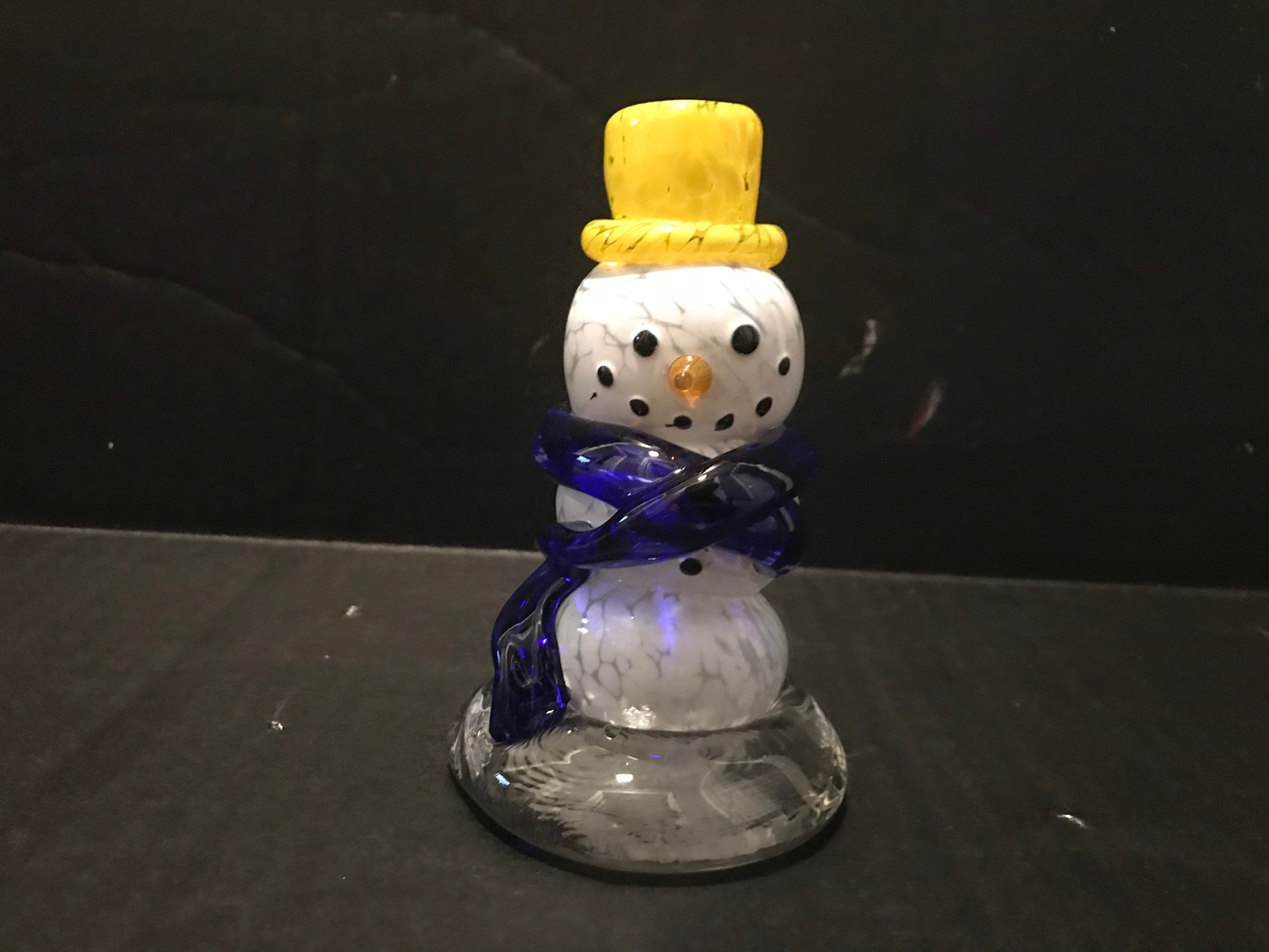 Michael Piccirillo, Snowman, Ceramics & Glass, Gilmour Academy High School, Educator: Susan Southard, Grade 9,  Honorable Mention