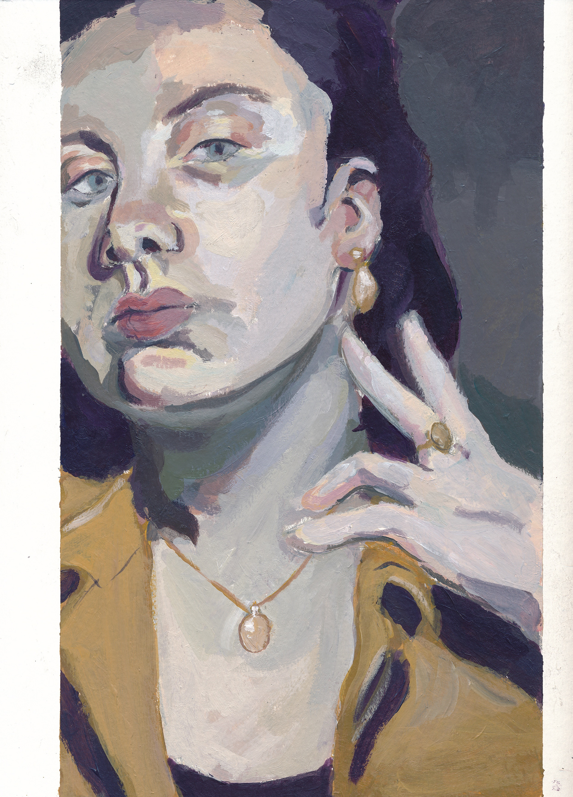 Rachel Broihier, Angled, Painting, Hathaway Brown School, Educator: Shelly Ahern, Grade 12,  Honorable Mention