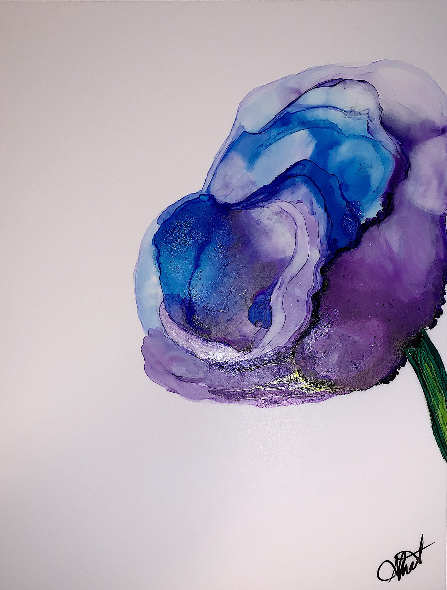 sad peony.
